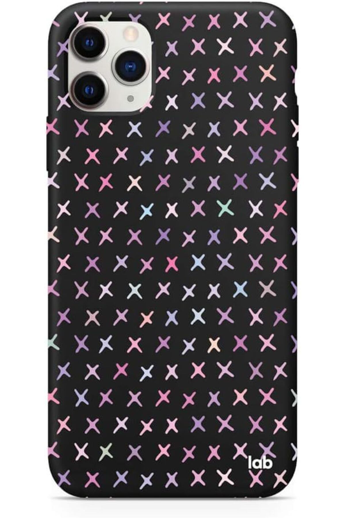 STOREMAX daliashops Iphone 11 Pro Max Siyah Silikon Telefon Kılıfı - Cute X Star Collection 542167