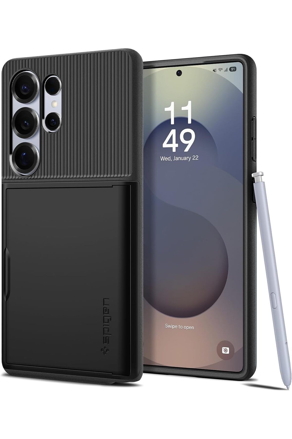 STOREMAX htpshopmx Galaxy S25 Ultra Kılıf Slim Armor CS Siyah ACS08967 str http 1092444