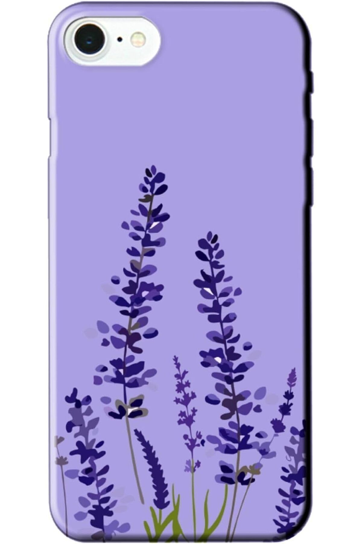STOREMAX dlshop iPhone SE 2020 ile uyumlu Lila Lavanta Telefon Kılıfı star 990396