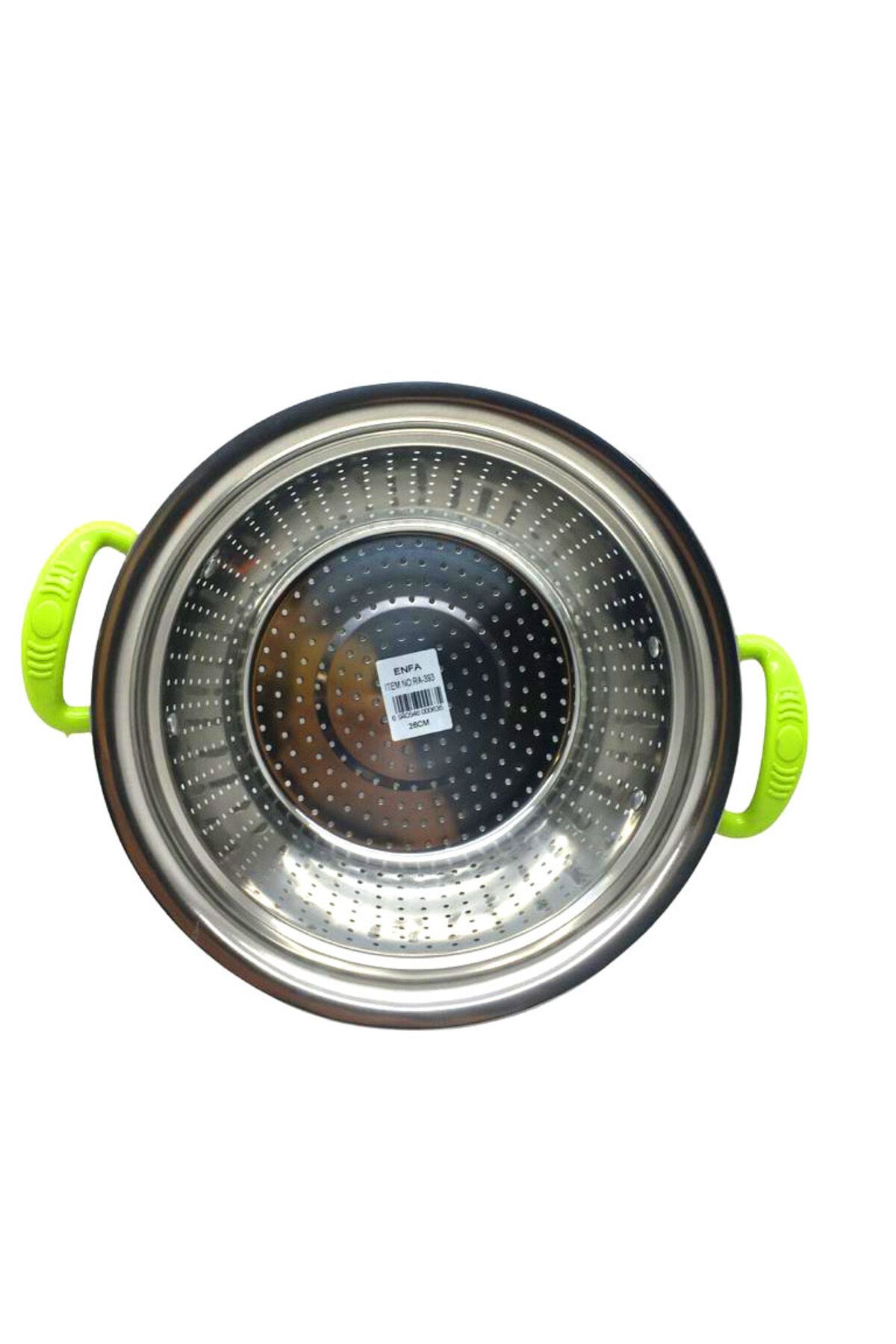 STOREMAX lbstorex PLASTİK RENKLİ KULP METAL SEPET SÜZGEÇ 26CM. Newdsng 1116818