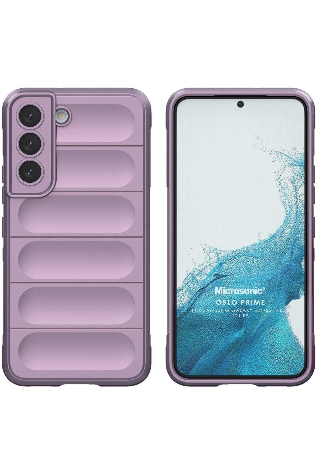 STOREMAX daliashops Galaxy S21 FE için Kılıf Oslo Prime Lila [Galaxy S21 FE ile Uyumlu Kılıf - Lila] Sta