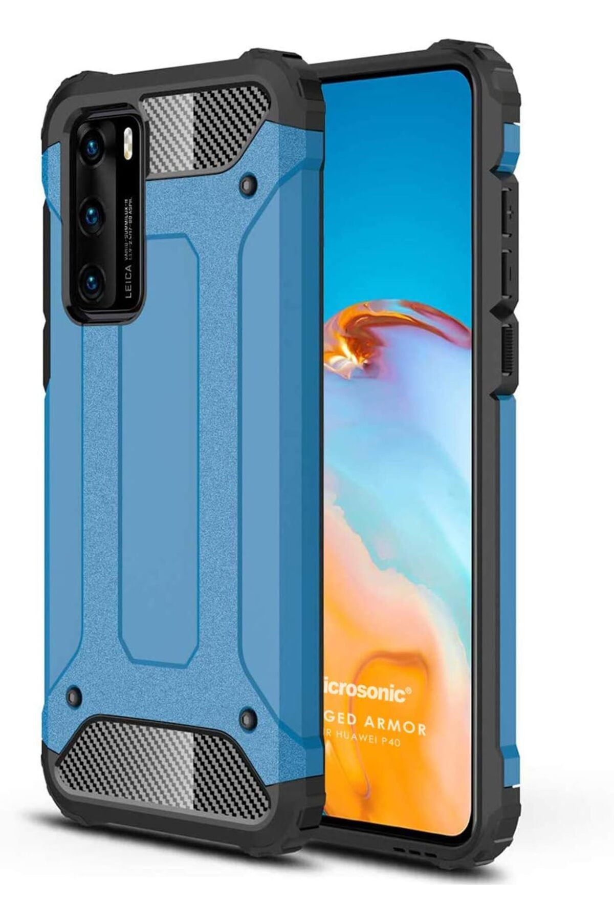 STOREMAX glpzr P40 için Kılıf Rugged Armor Mavi [P40 ile Uyumlu Kılıf - Mavi] trendybuy 1109110