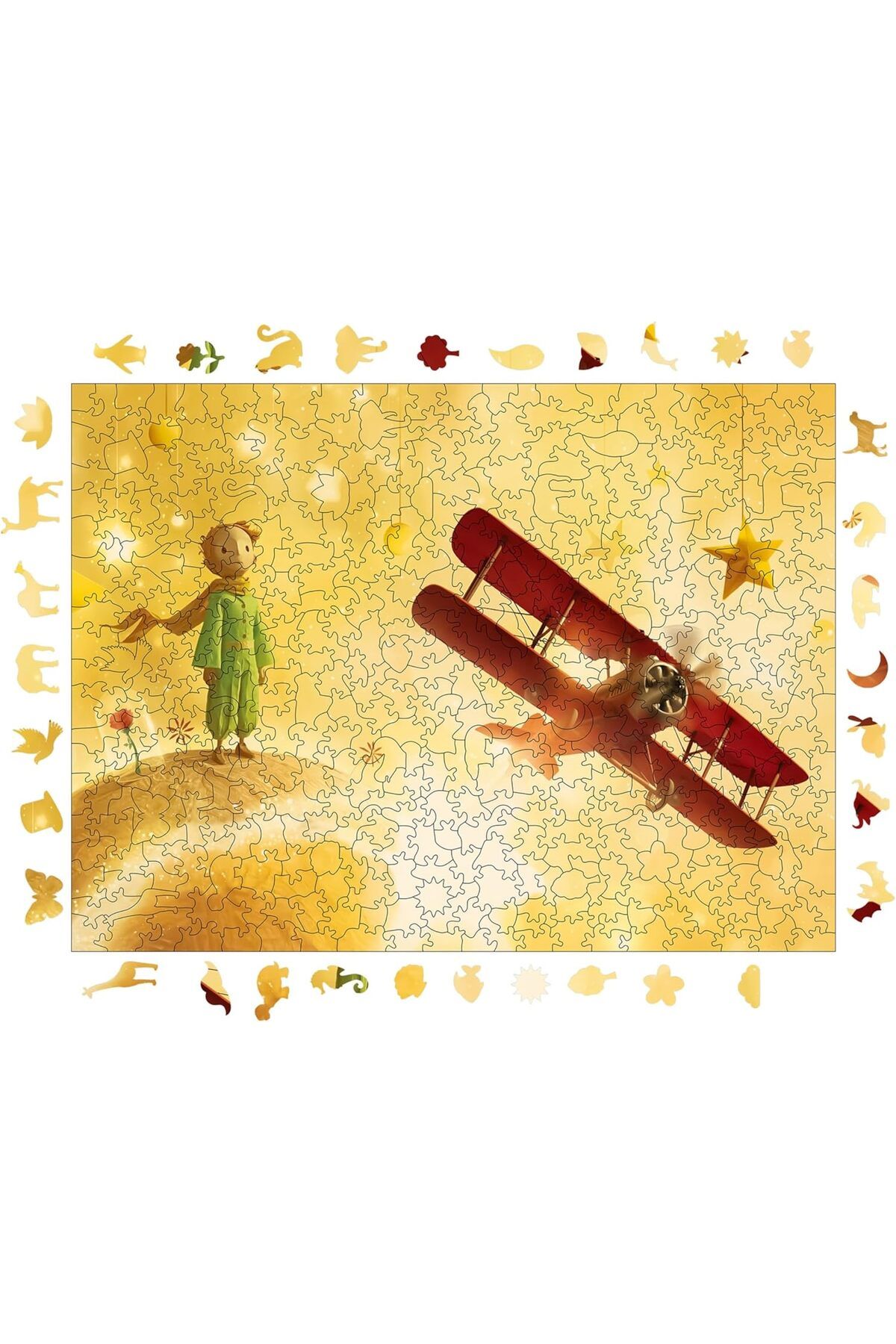 STOREMAX nffashopm - Ahşap Puzzle Yetişkinler için - Küçük Prens Benzersiz Parçalı Puzzle - 450 Parç