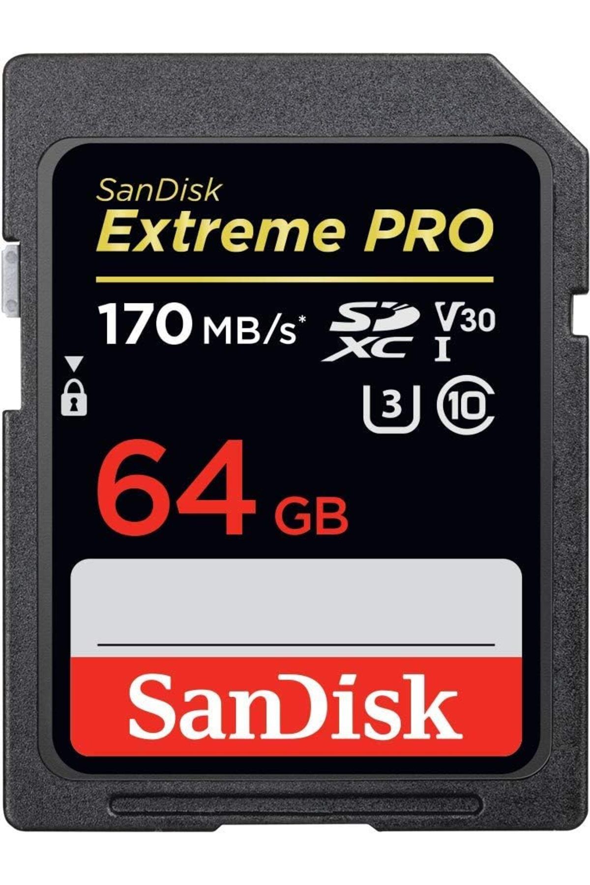 STOREMAX nffashopm Extreme Pro Sdxc Uhs-I Hafıza Kartı 64 Gb (V30, U3, 4K Uhd Videolar, 170 Mb/S Okuma Hız