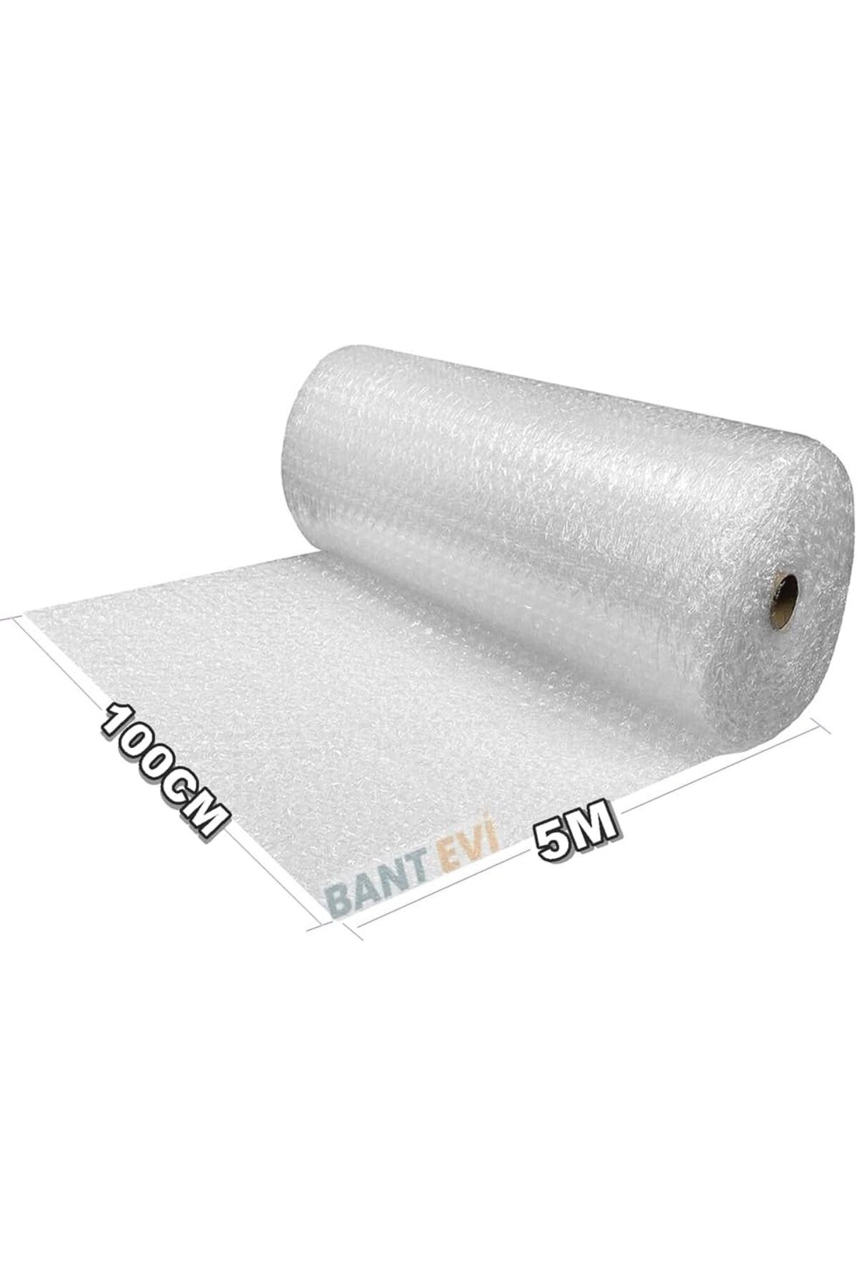 MCreative Evi Balonlu Naylon Patpat 100cm Genişlikte Rulo Havalı Eşya Koruma Ambalaj Pat Pat (100cm x 5m)