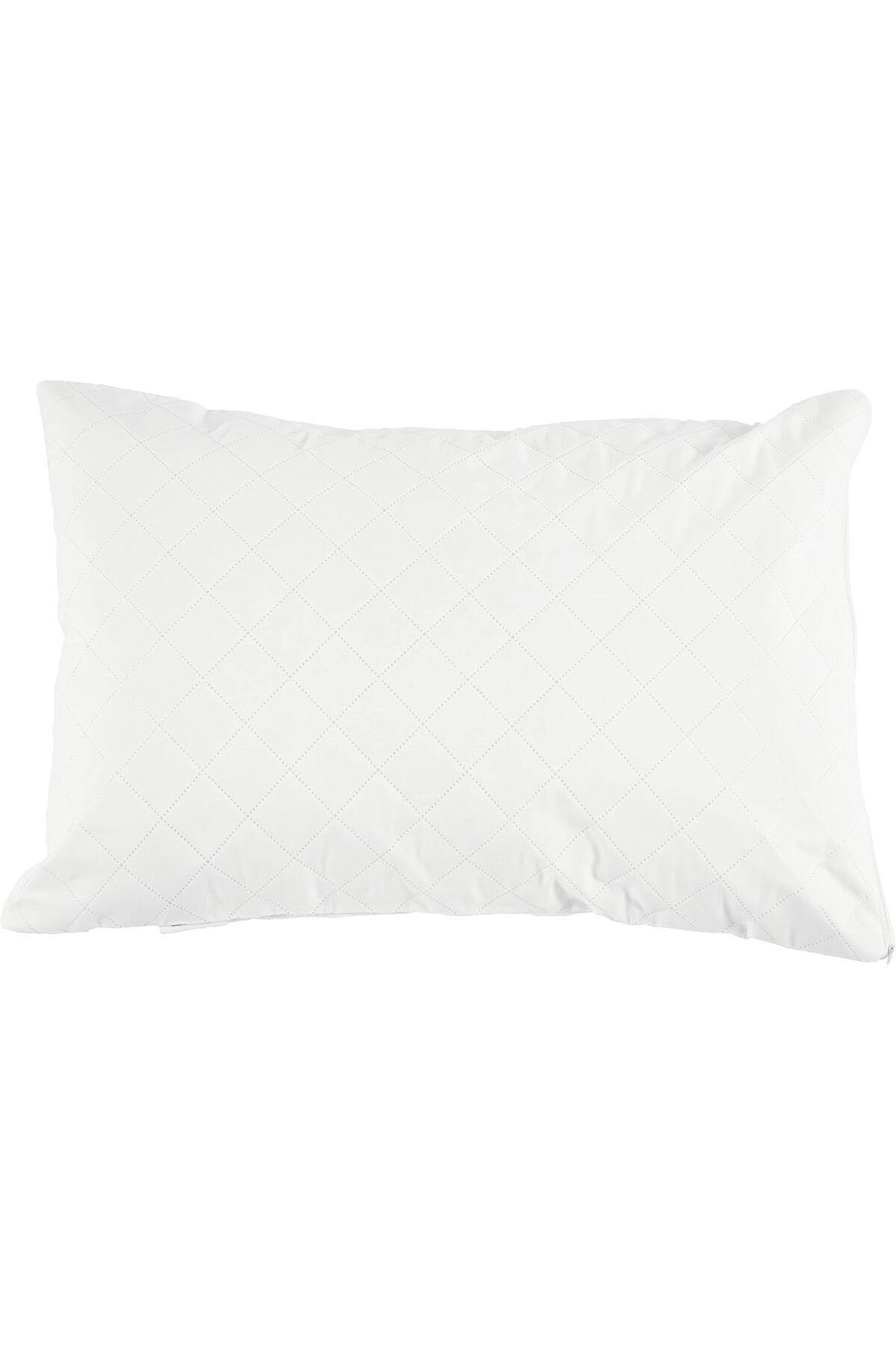 STOREMAX cmllashop Eco Care Sıvı Geçirmez Kapitoneli%100 Polyester Yastık Alezi, Beyaz, 50x70 cm 542093