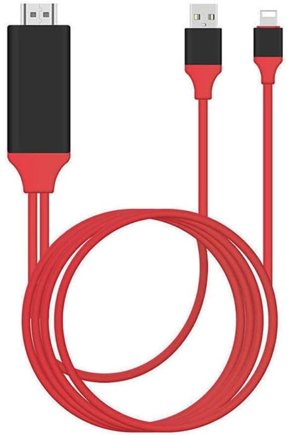 STOREMAX srhtDS PM-6020 P8M LIGHTNING TO HDMI + USB ÇEVİRİCİ 2 MT KABLO Desing 266450