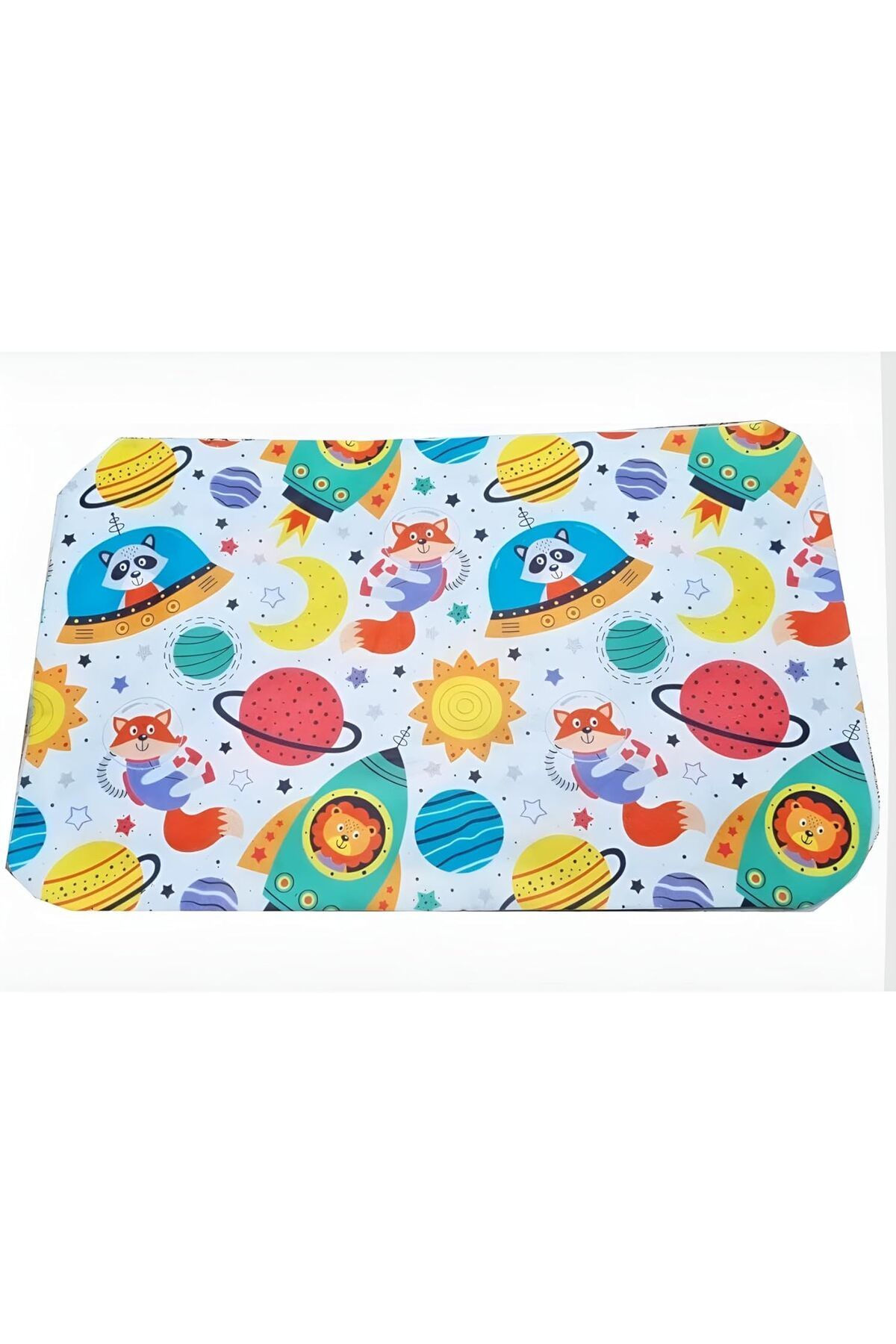 STOREMAX lvnmblya Beslenme Örtüsü Renkli Desenli Beslenme Bezi 30x50cm, Uzay Temalı Beslenme Örtüsü Sh