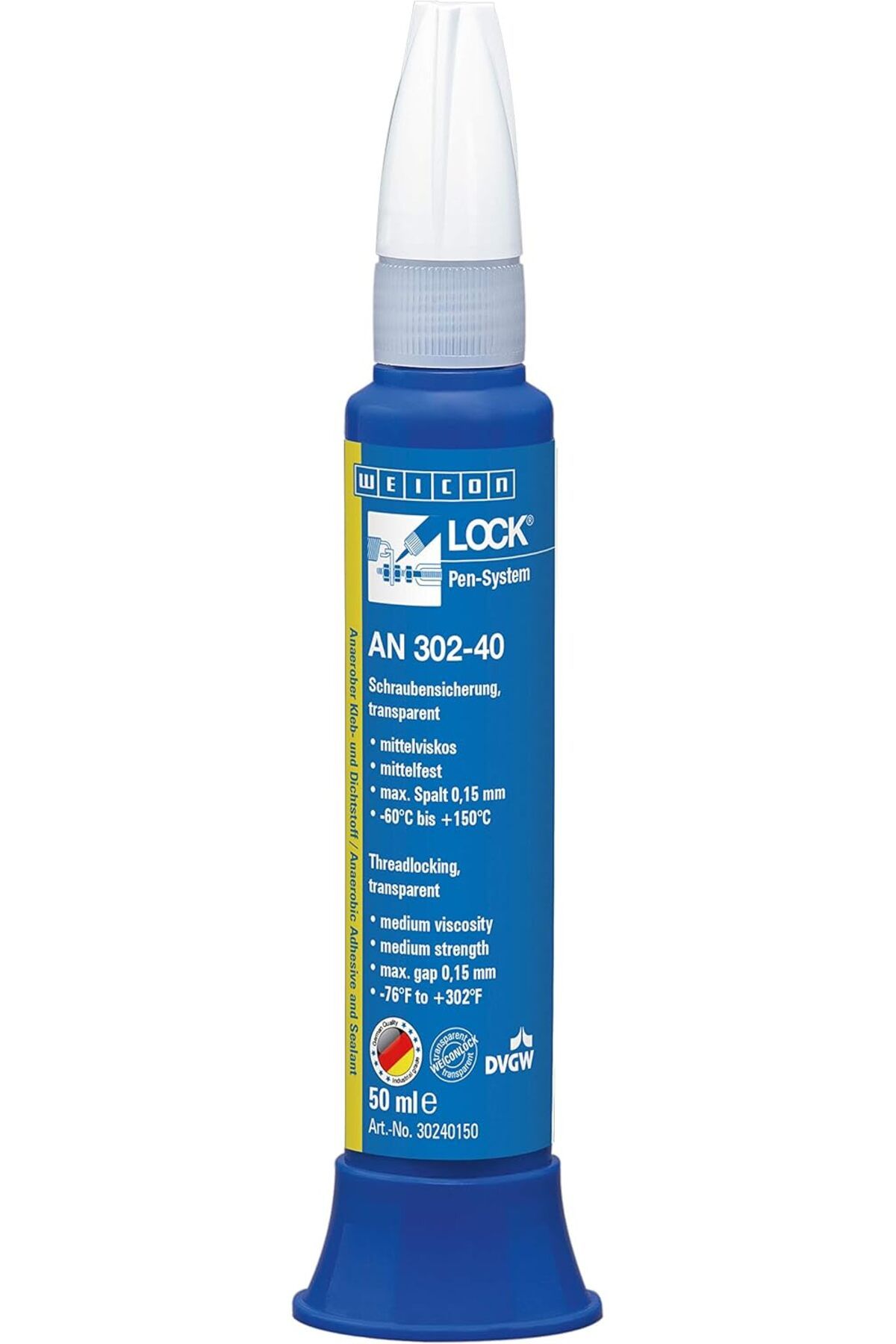 STOREMAX mrttnca AN 302-40 | 50 ml | Endüstriyel Yapıştırıcı ve Sızdırmazlık Malzemesi | Boru ve Fla