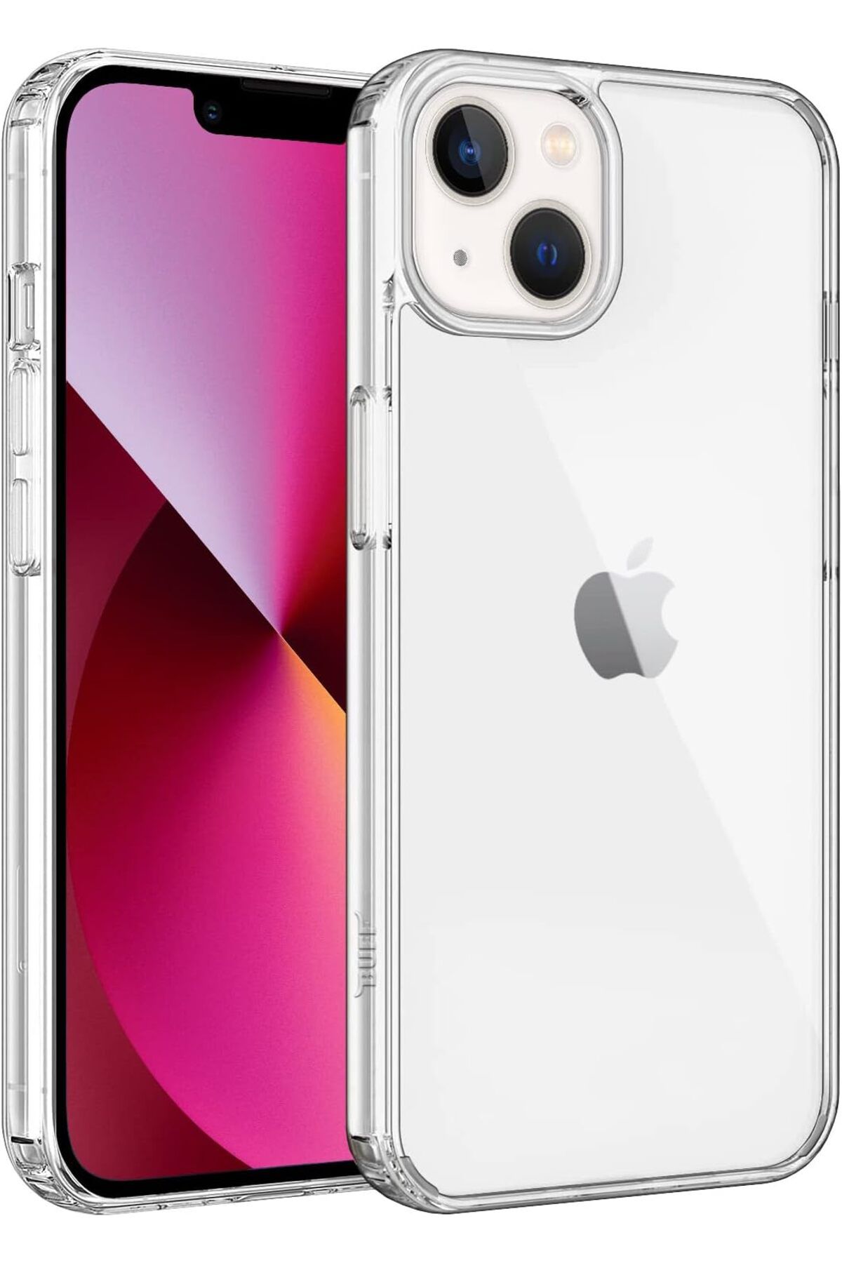 STOREMAX htpshopmx iPhone 13 Air için Hybrid Kılıf, Şeffaf str http 1092444