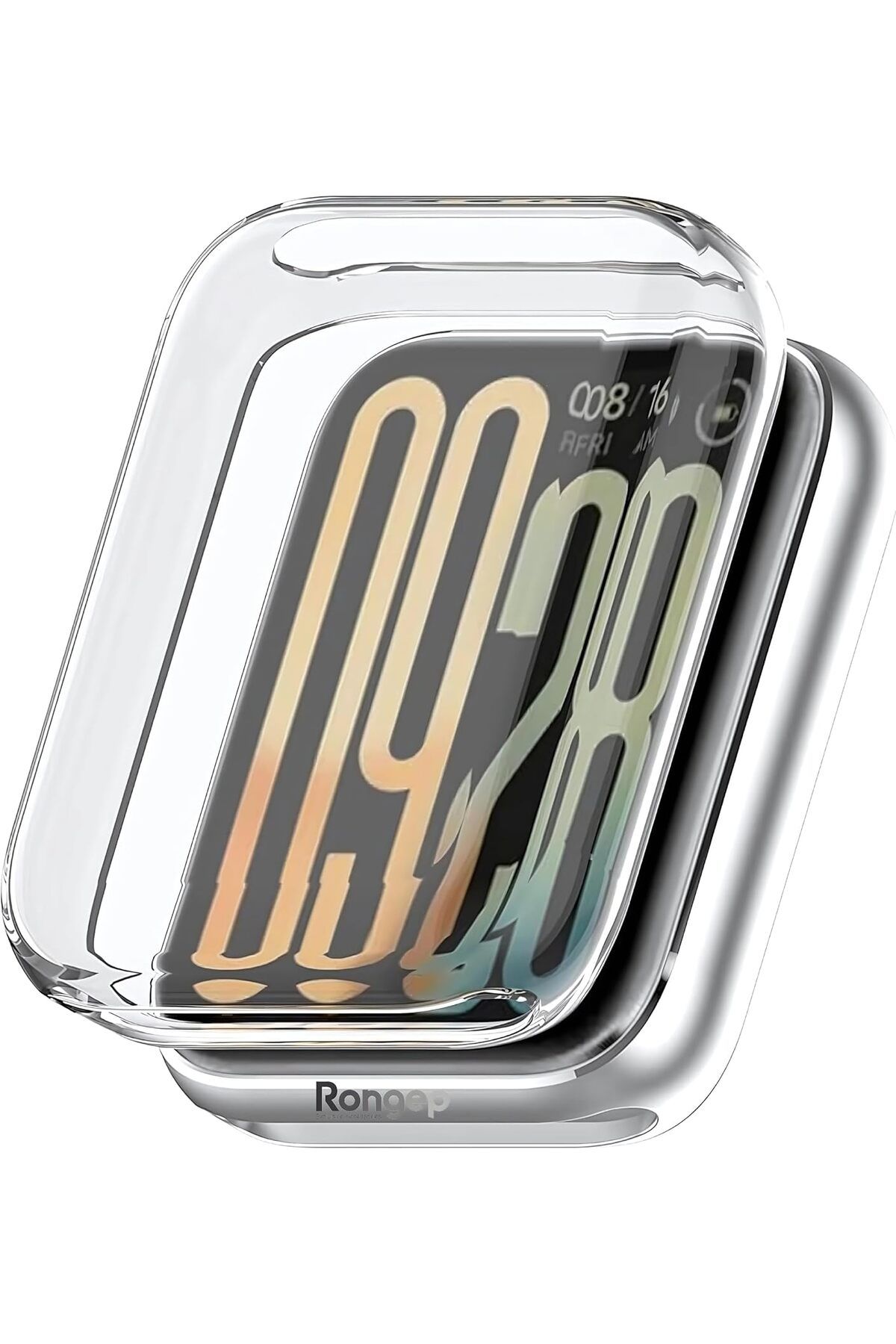 STOREMAX nslmshop Xiaomi ile Uyumlu Mi Band 9 Pro İçin Kılıf Yumuşak TPU Ekran Koruyuculu Dokunmatiği E
