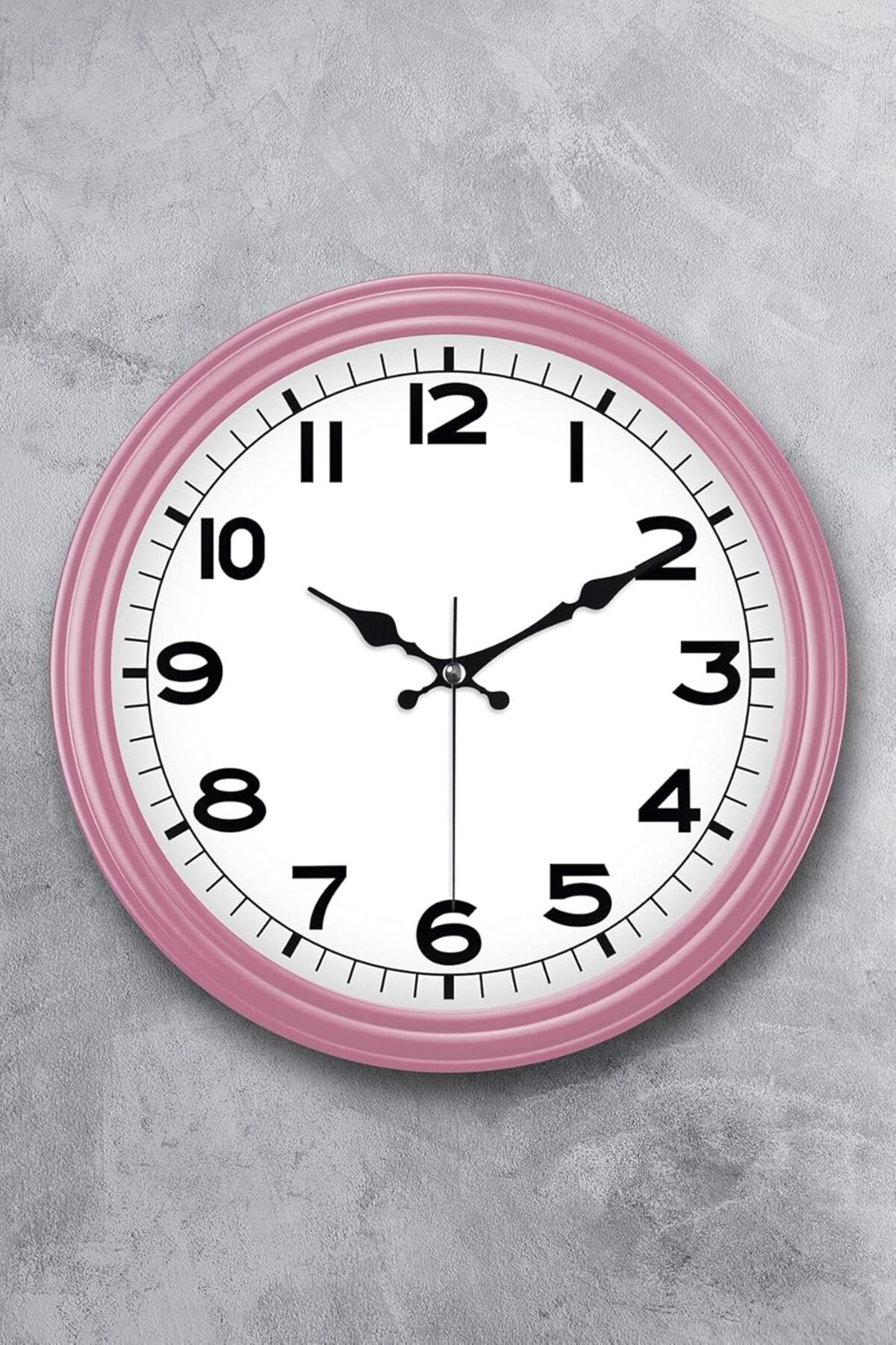 yenibagshop 31 Cm Dekoratif Gerçek Cam Sessiz Mekanizma Duvar Saati