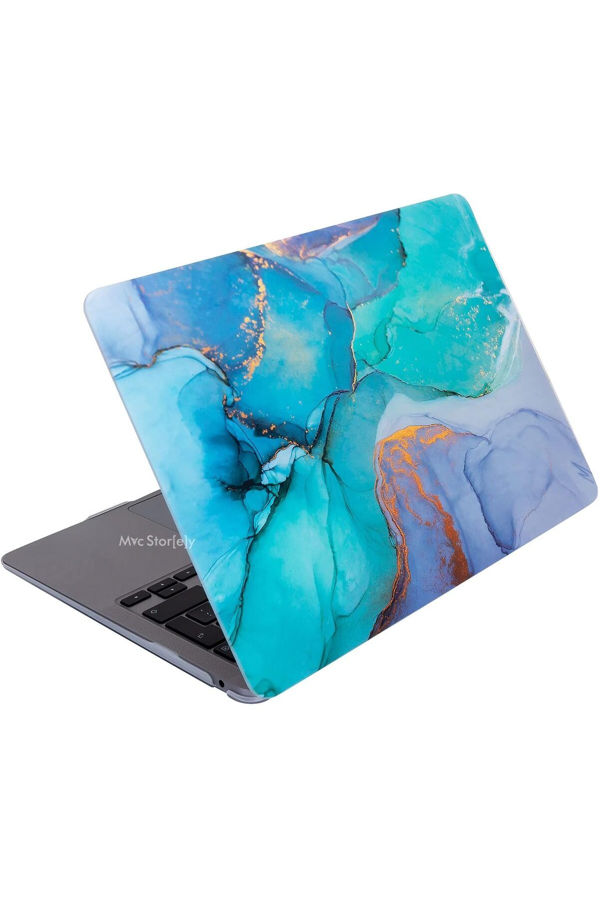 STOREMAX nffashopm Macbook Air Kılıf 13.6 inç M2-M4-M3 Marble15NL (Air 13.6") A2681 A3113 A3240 ile Uyumlu