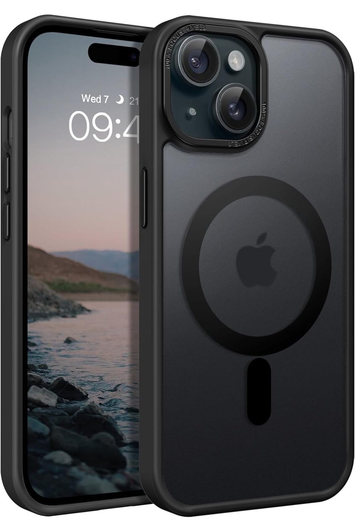 STOREMAX bystoreby iphone 11 için Mattmag Serisi Magsafe ile Uyumlu Wireless Kablosuz Şarj Destekli Arkası