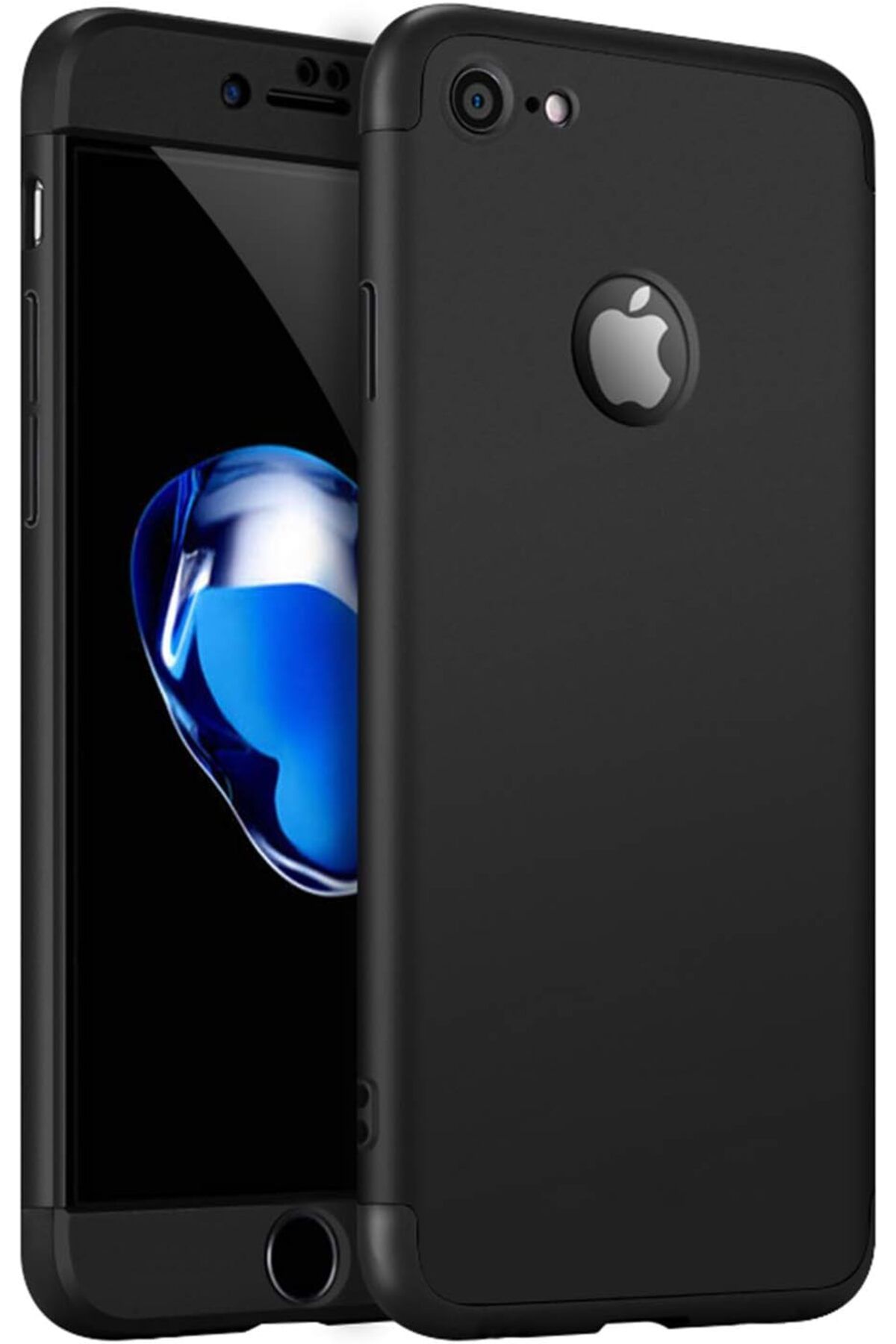 STOREMAX nffashopm iPhone 6S için Kılıf Double Dip 360 Protective Siyah [iPhone 6S ile Uyumlu Kılıf - Si