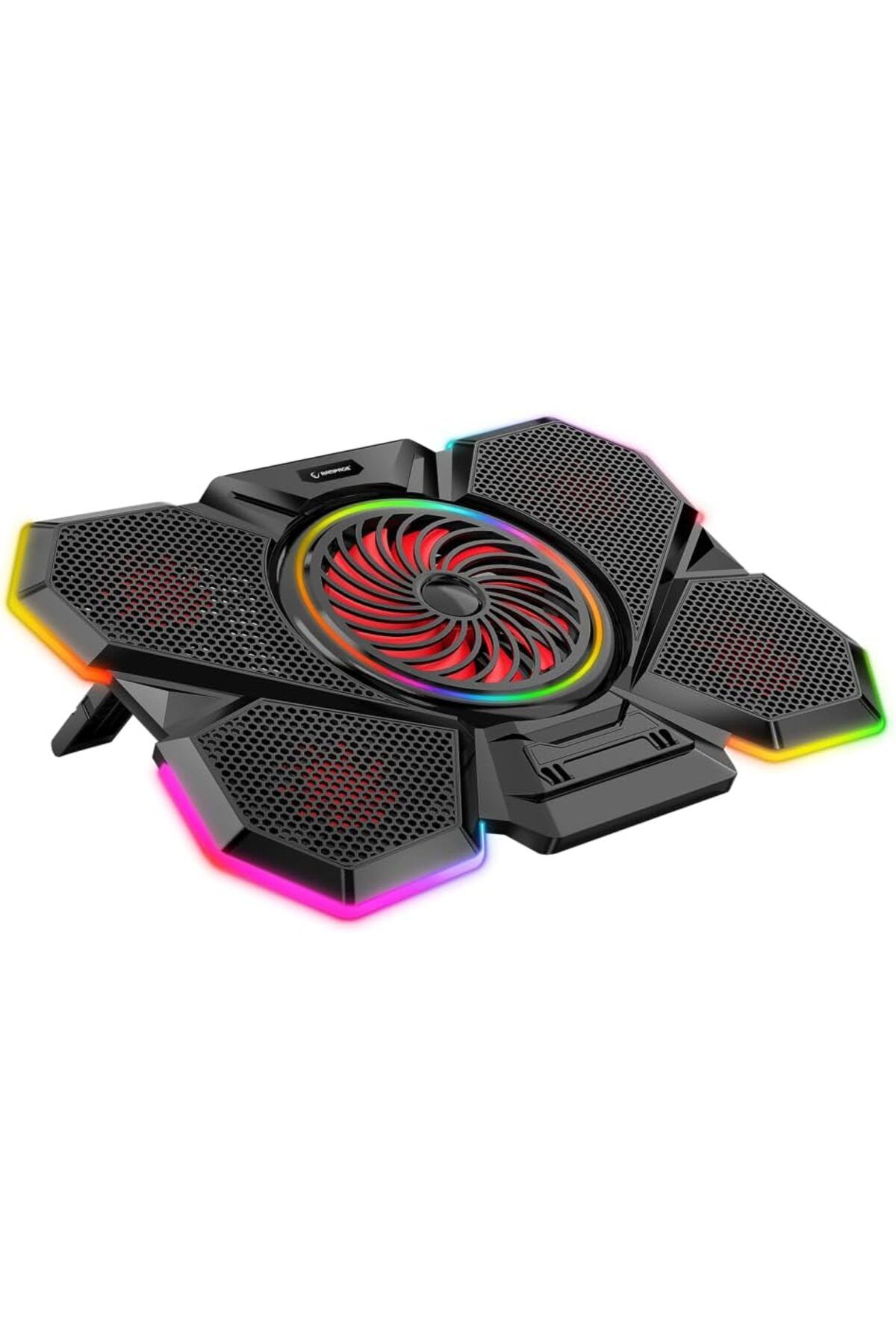 STOREMAX glpzr S47 COOLFLOW 5 Adet Kırmızı Led Fan 1 Usb 7 Farklı Kademe Ayarı 10 17.3 Notebook Soğutuc