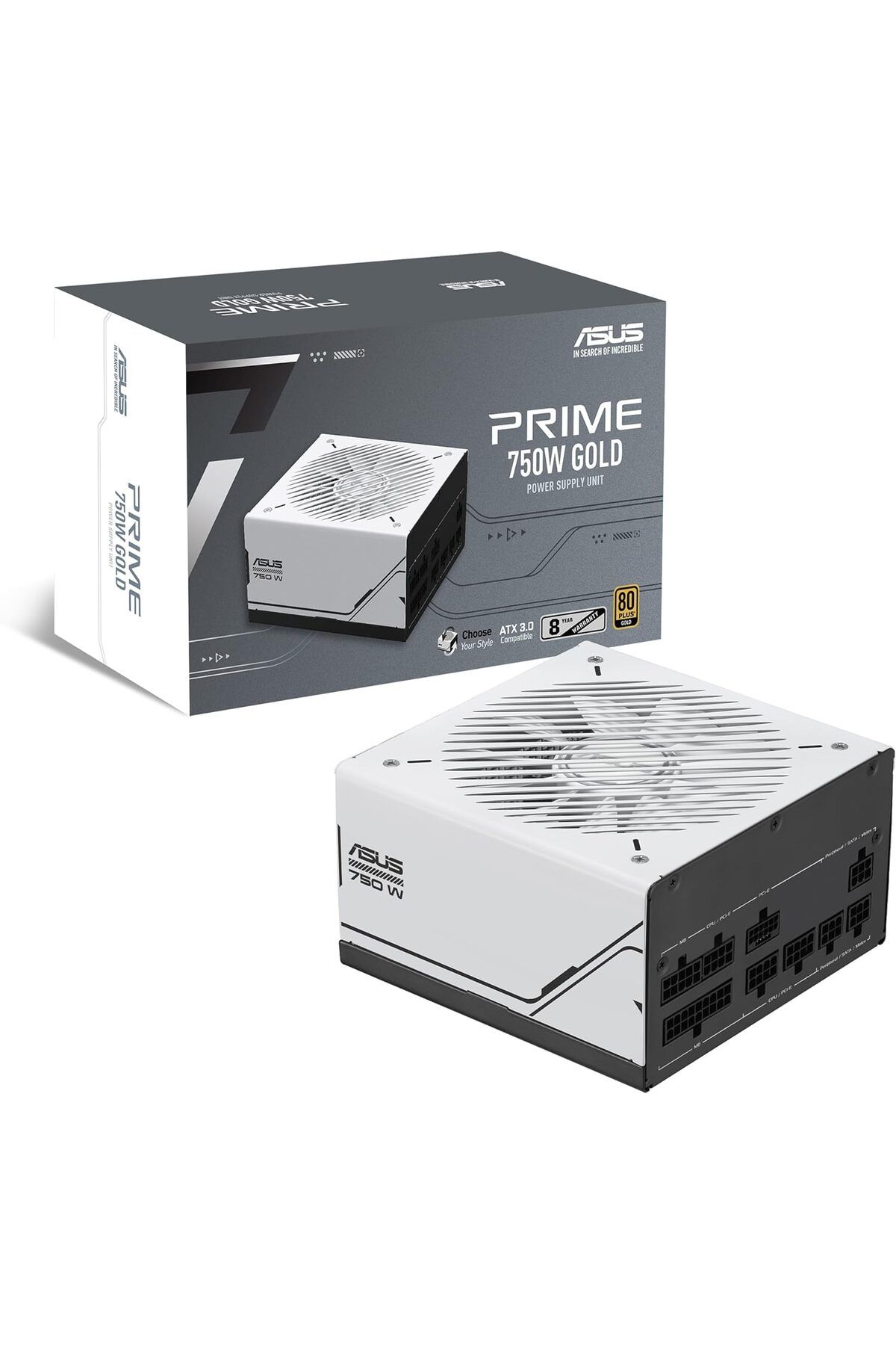 STOREMAX cmllashop PRIME AP-750G 80+ GOLD 750W PCIe 5.0 ve ATX 3.0 UYUMLU 8 YIL GARANTİLİ MODÜLER GÜÇ KA