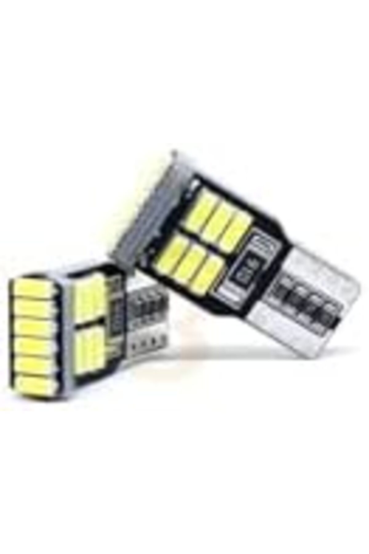 salesalbutik 12V T10 Dipsiz Ampul 18 Led'li 2’li SET - Beyaz Işık