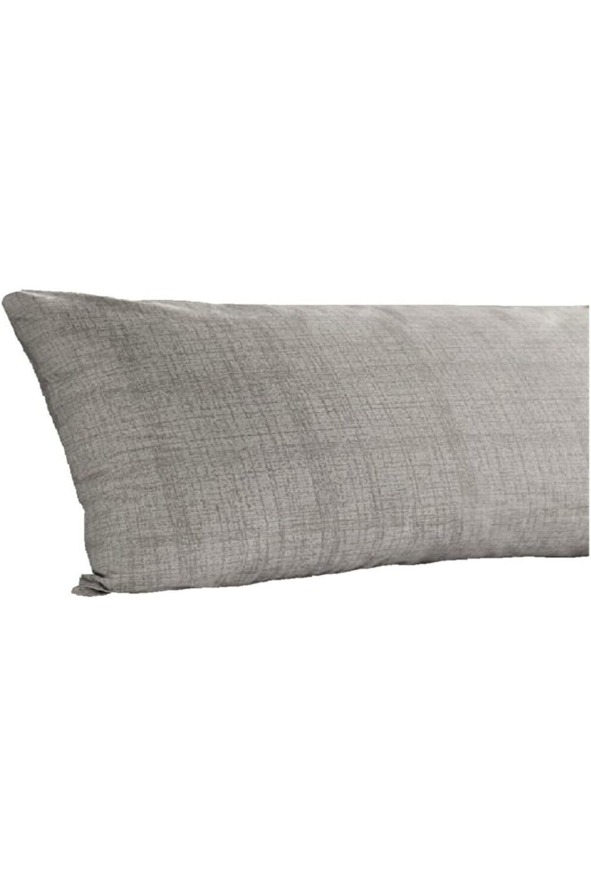 STOREMAX Ranforce Yan Yatış Yastık Kılıfı, Gri, 40x120 cm