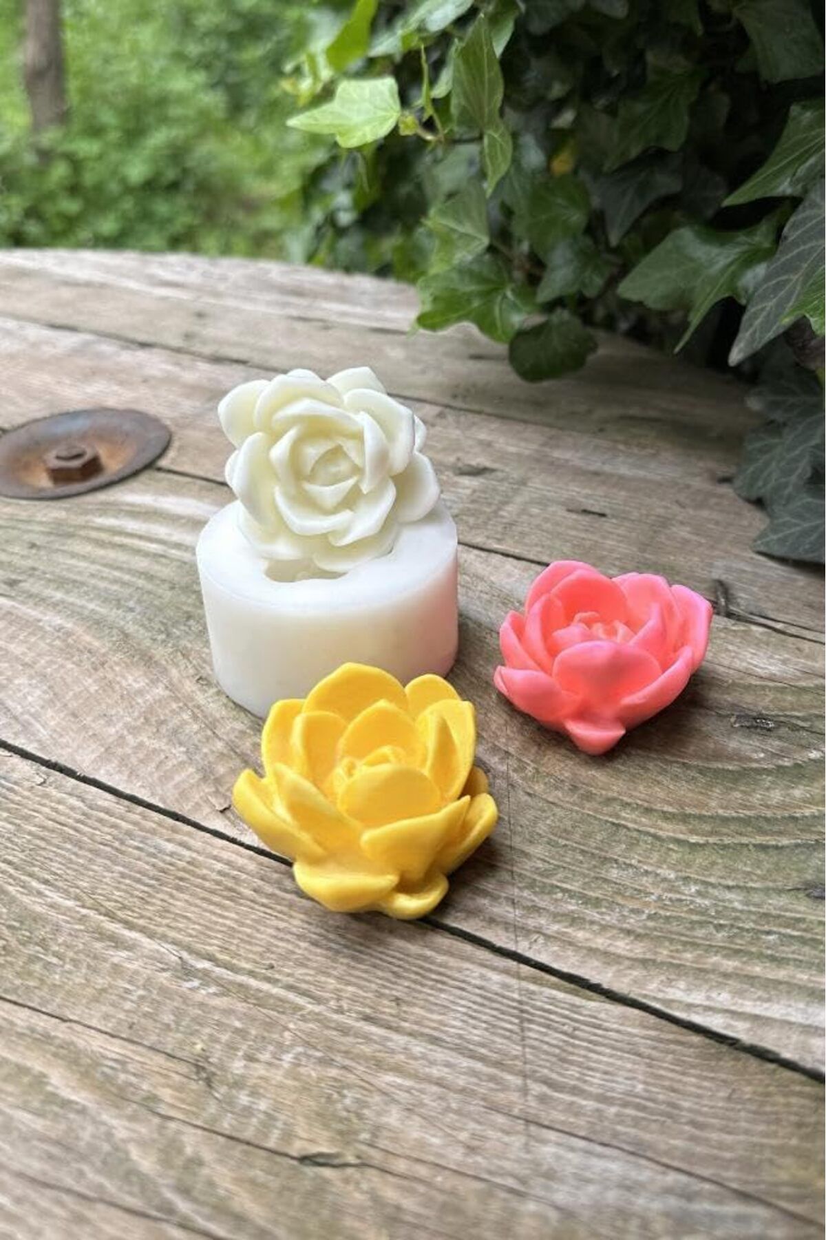 yenibagshop Concept Laui Sukulent Mum Kalıbı (Silikon)