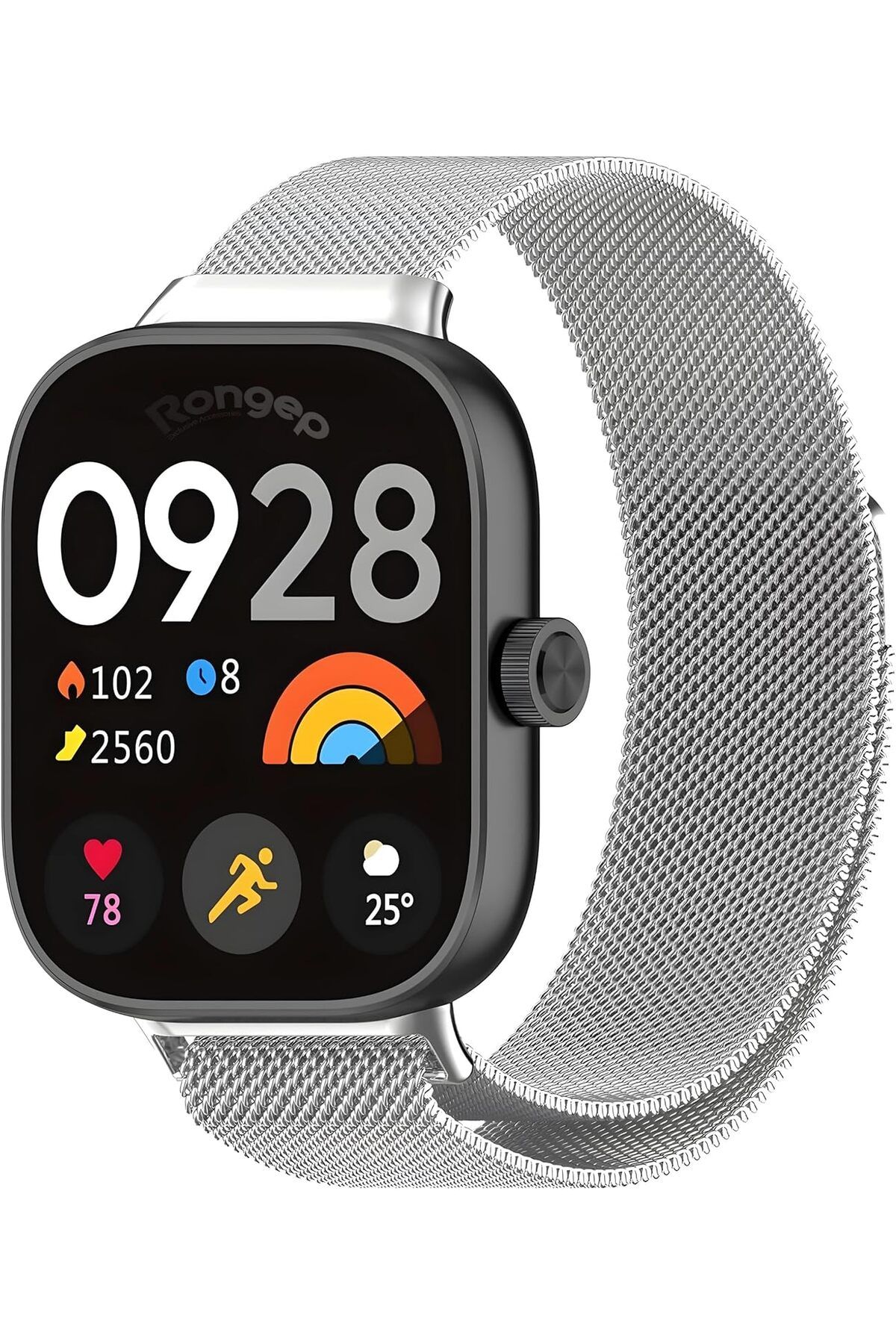 STOREMAX mrttnca Xiaomi İle Uyumlu Redmi Watch 4 ve Mi Band 8 Pro İçin Hasır Manyetik Tasarımlı Terletm