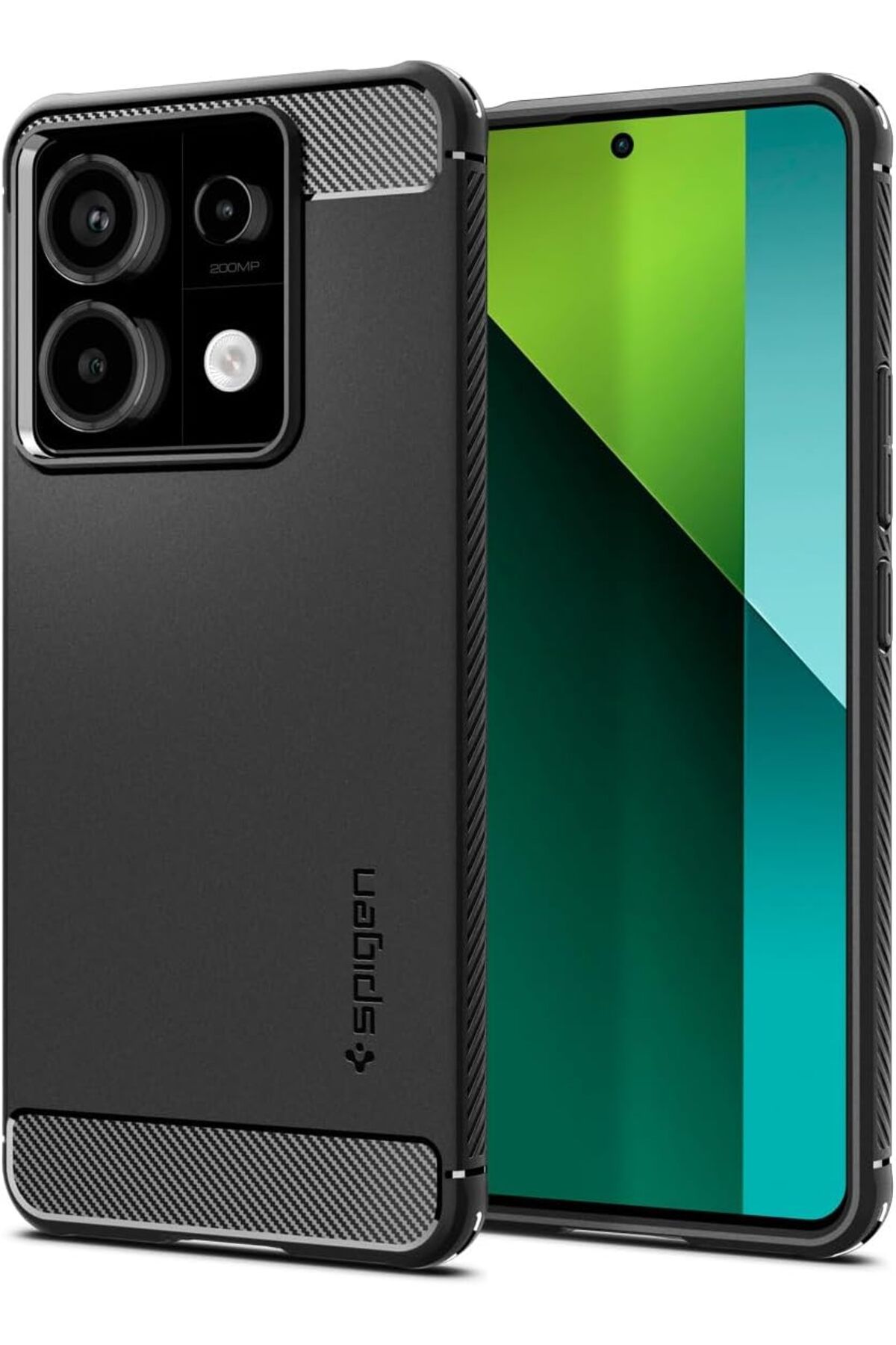 STOREMAX htpshopmx Xiaomi Redmi Note 13 Pro 5G / POCO X6 5G Kılıf Rugged Armor Matte Black - ACS07254 strht