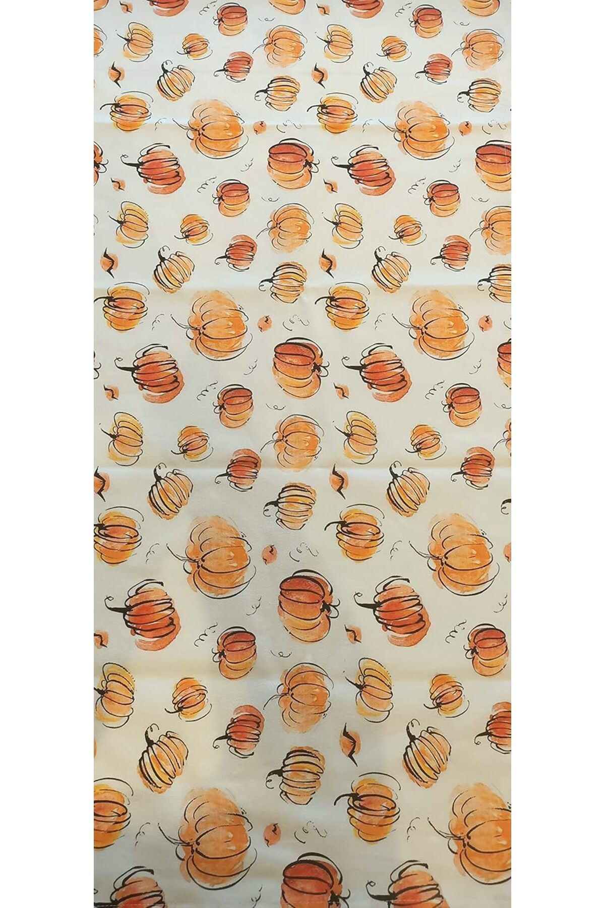 STOREMAX sellbuystore Bayramı Bal Kabağı Runner Masa Örtüsü Özel Dijital Baskı 1053513