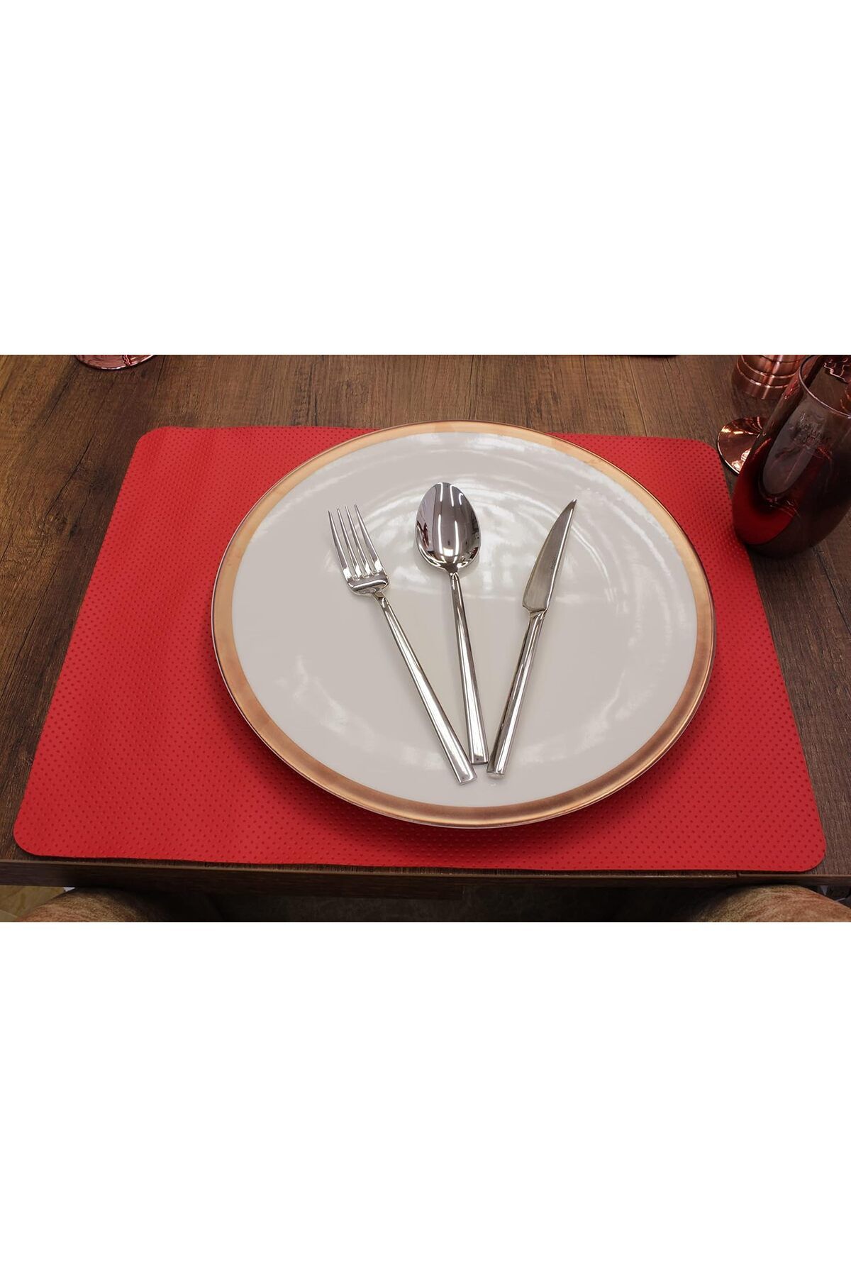 STOREMAX sellbuystore Düz Lazer Kesim Suni Deri Amerikan Servis 2 adet 35x45 cm 1053513