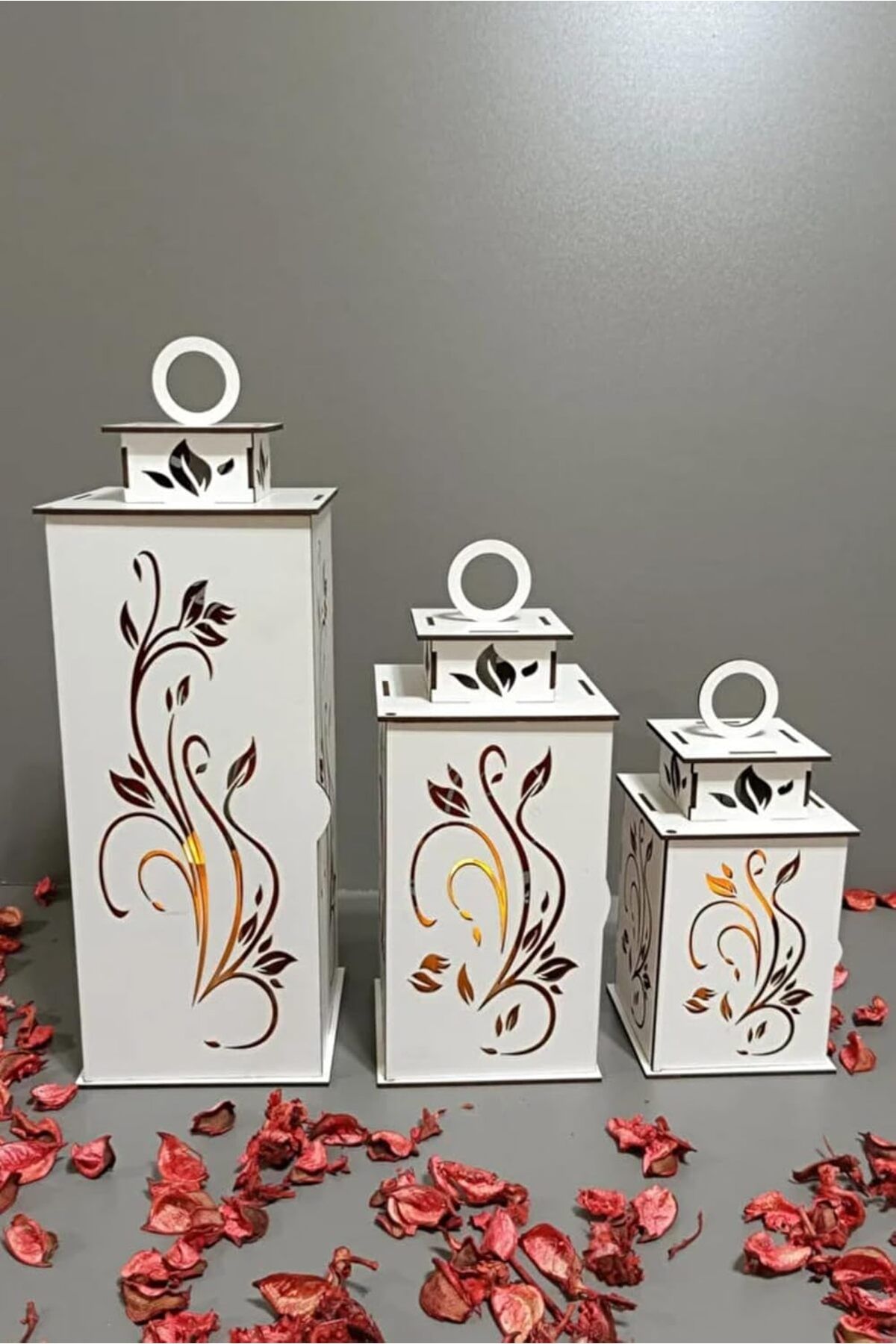 yenibagshop Dekoratif Mumluk Beyaz 2