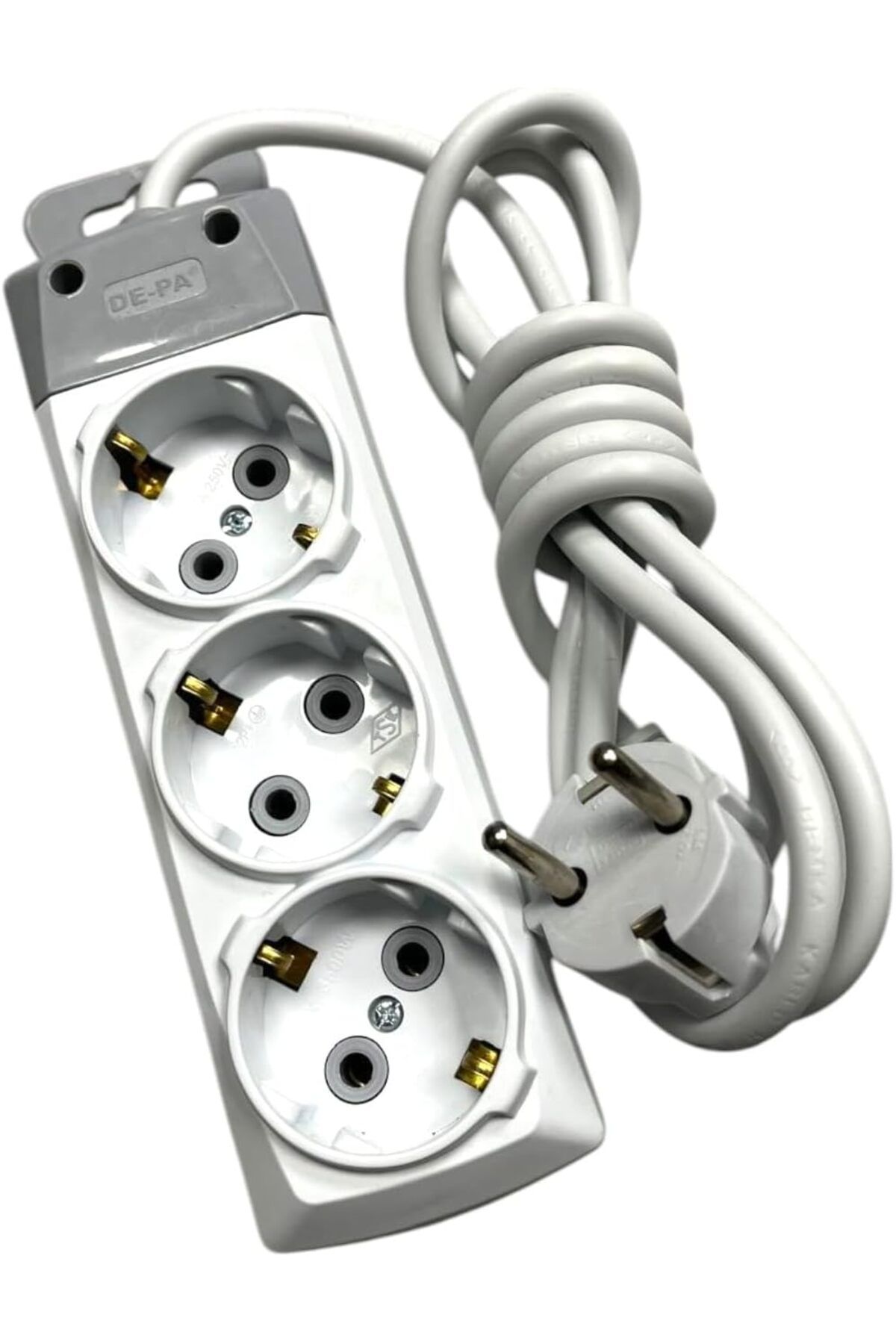 MCreative Üçlü Topraklı Grup Priz 3 Metre Kablolu 930103