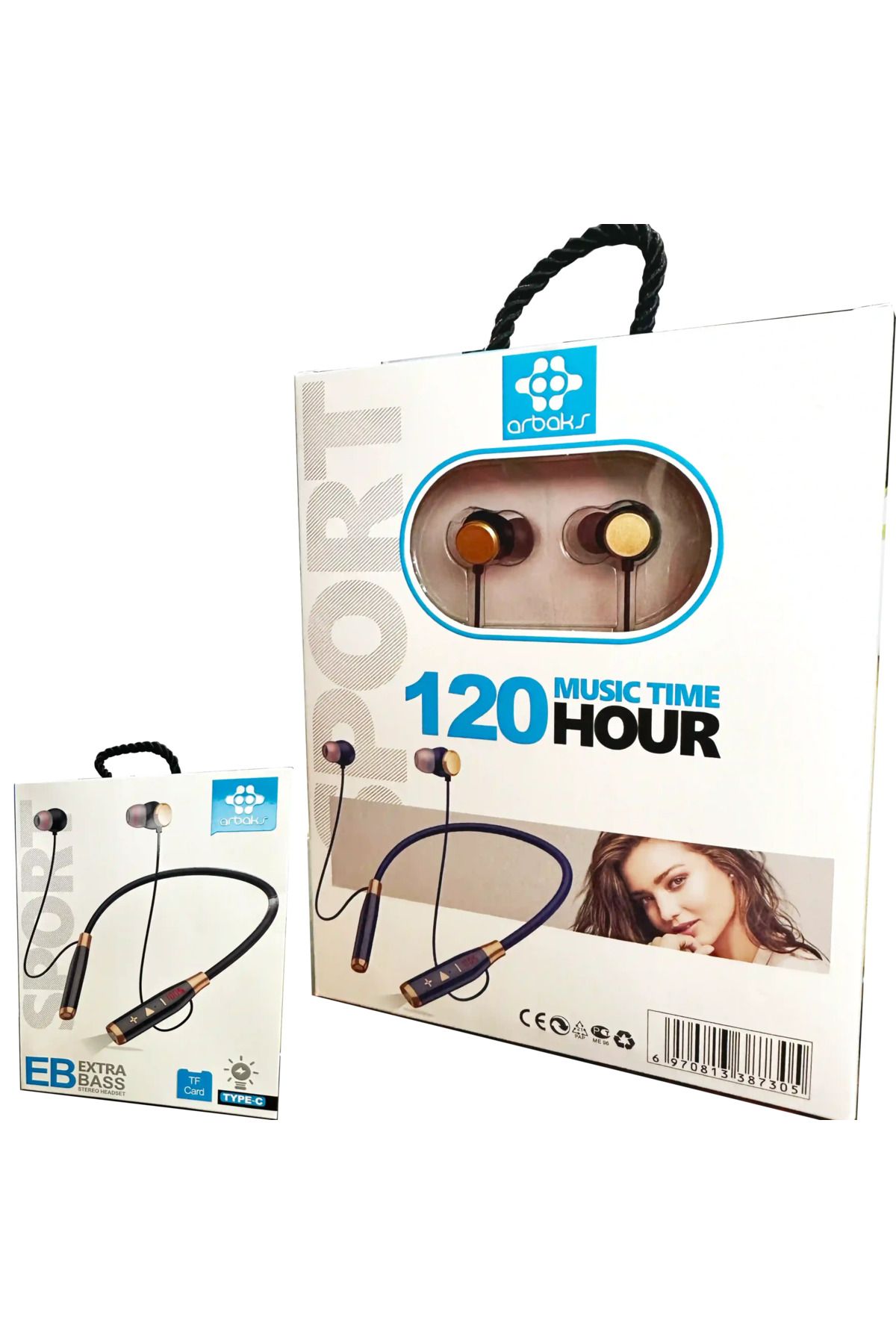 onlinebutik 120 Saat Müzik Dinleme Süreli Bluetooh Kulaklık Arbaks