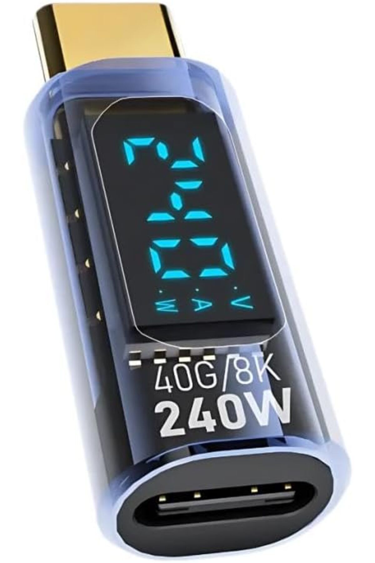STOREMAX glpzr 8K HDMİ, 40bs ve 240W Süper Hızlı Dişi Type C to Erkek Type C Şarj, Data ve HDMİ Çevir