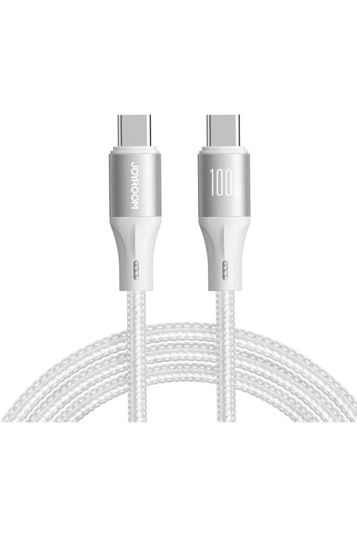 STOREMAX lbstorex SA25-CC5 Işık Hızı Serisi 100W Hızlı Şarj Veri Kablosu (Tip-C - Tip-C) 1.2m-Beyaz Ne