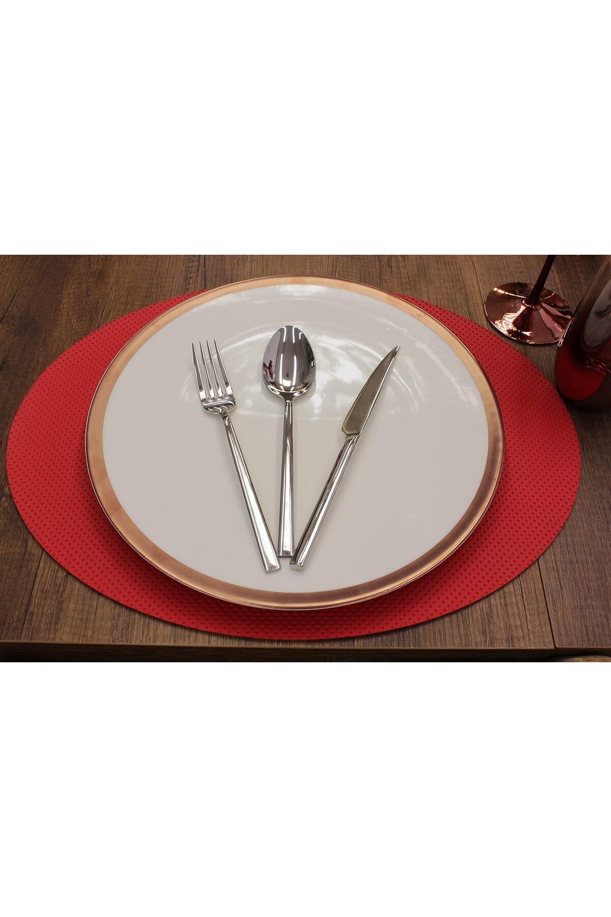 STOREMAX mrttnca Oval Lazer Kesim Suni Deri Amerikan Servis 2 adet 35x45 cm trndymrt 1087243