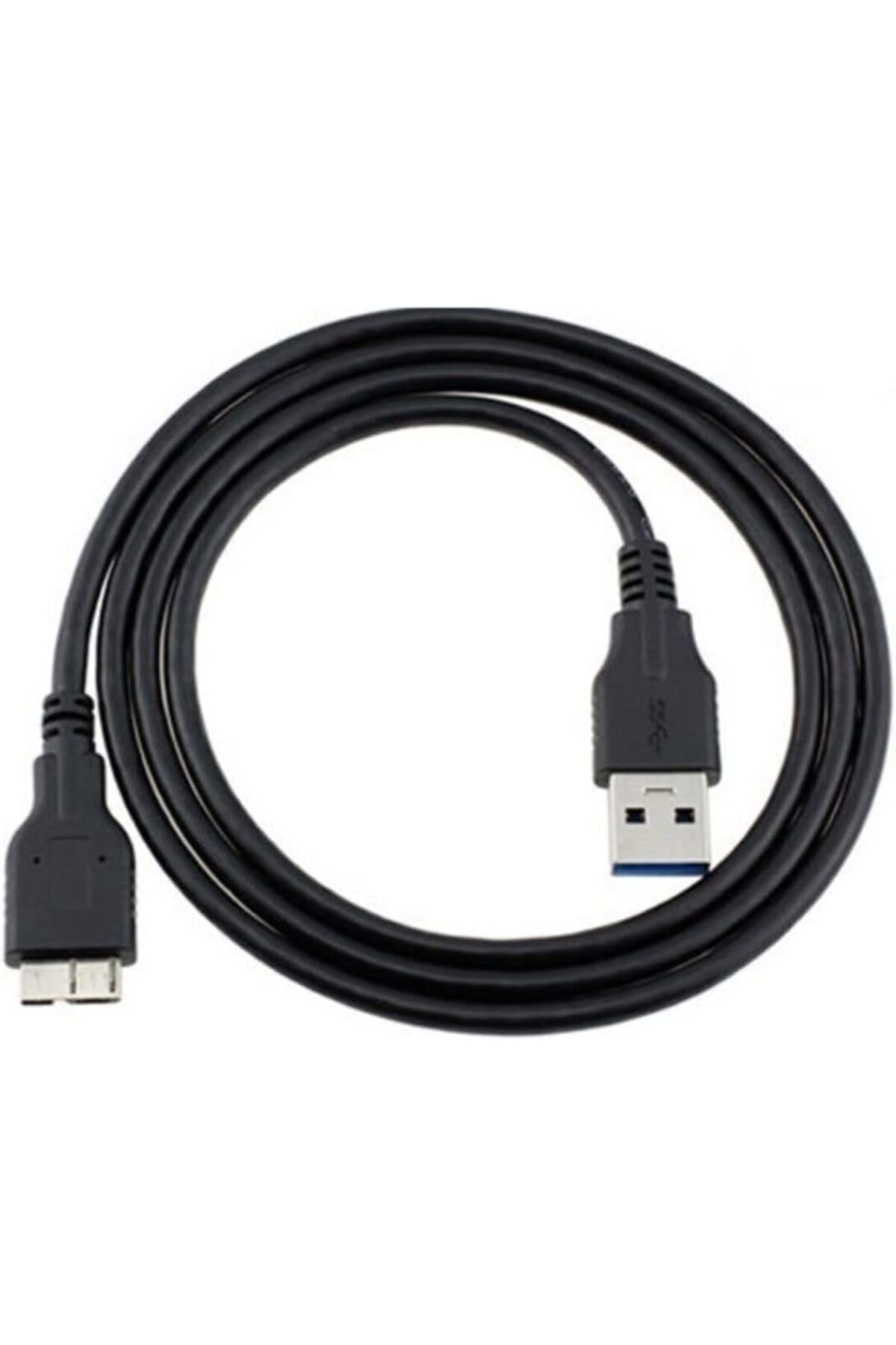 yenibagshop Al-4280 USB 3.0 Taşınabilir HDD Harddisk Veri Ara Bağlantı Kablosu, Siyah, 1 Metre