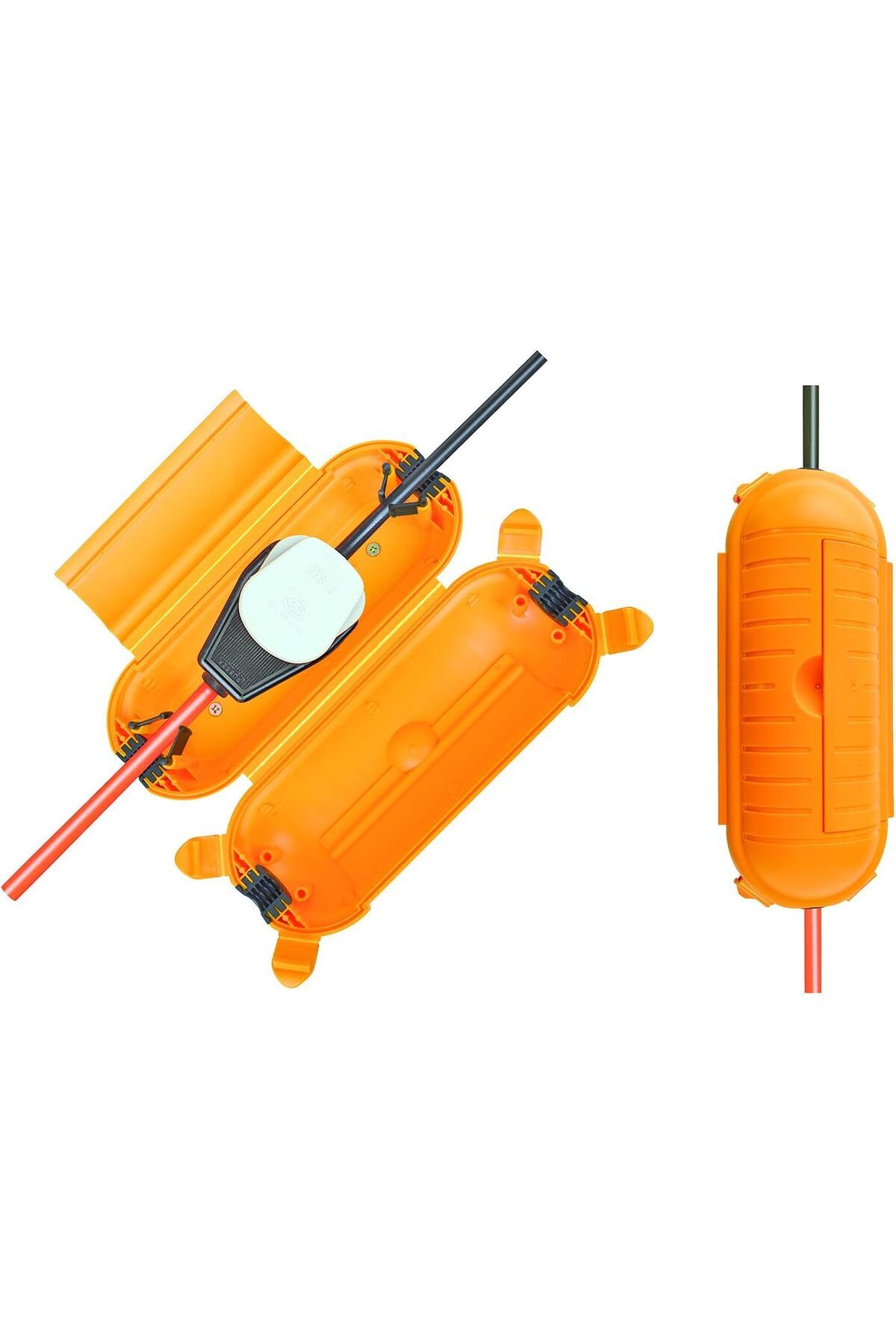 yenibagshop Safe-Box Kablo Koruyucu Kapsülü BIG IP44 Dış Mekan Sarı