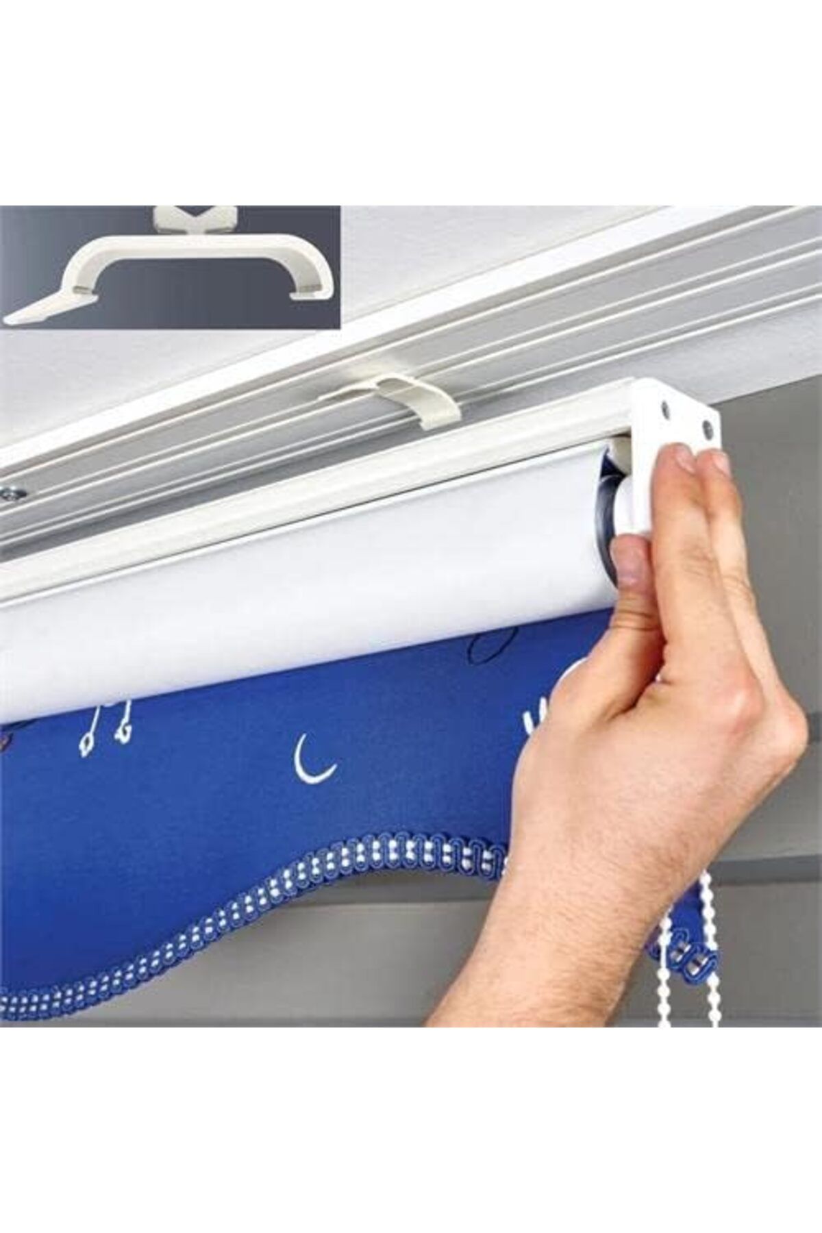 salesalbutik CraftMe Kornişe Stor Perde Montaj Aparatı 45 mm