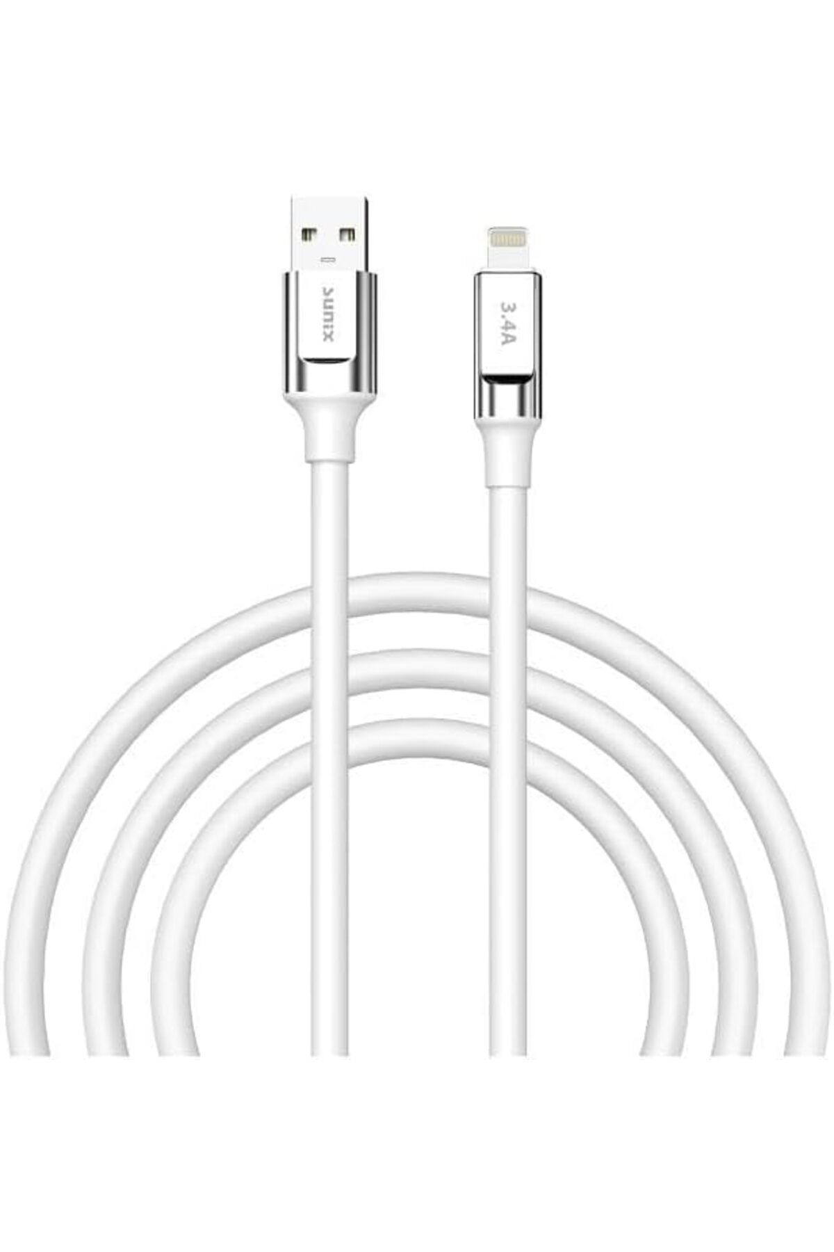 STOREMAX lbstorex SC-64 3.4A Lightning Şarj ve Data Kablosu Beyaz Newdsng 1116818