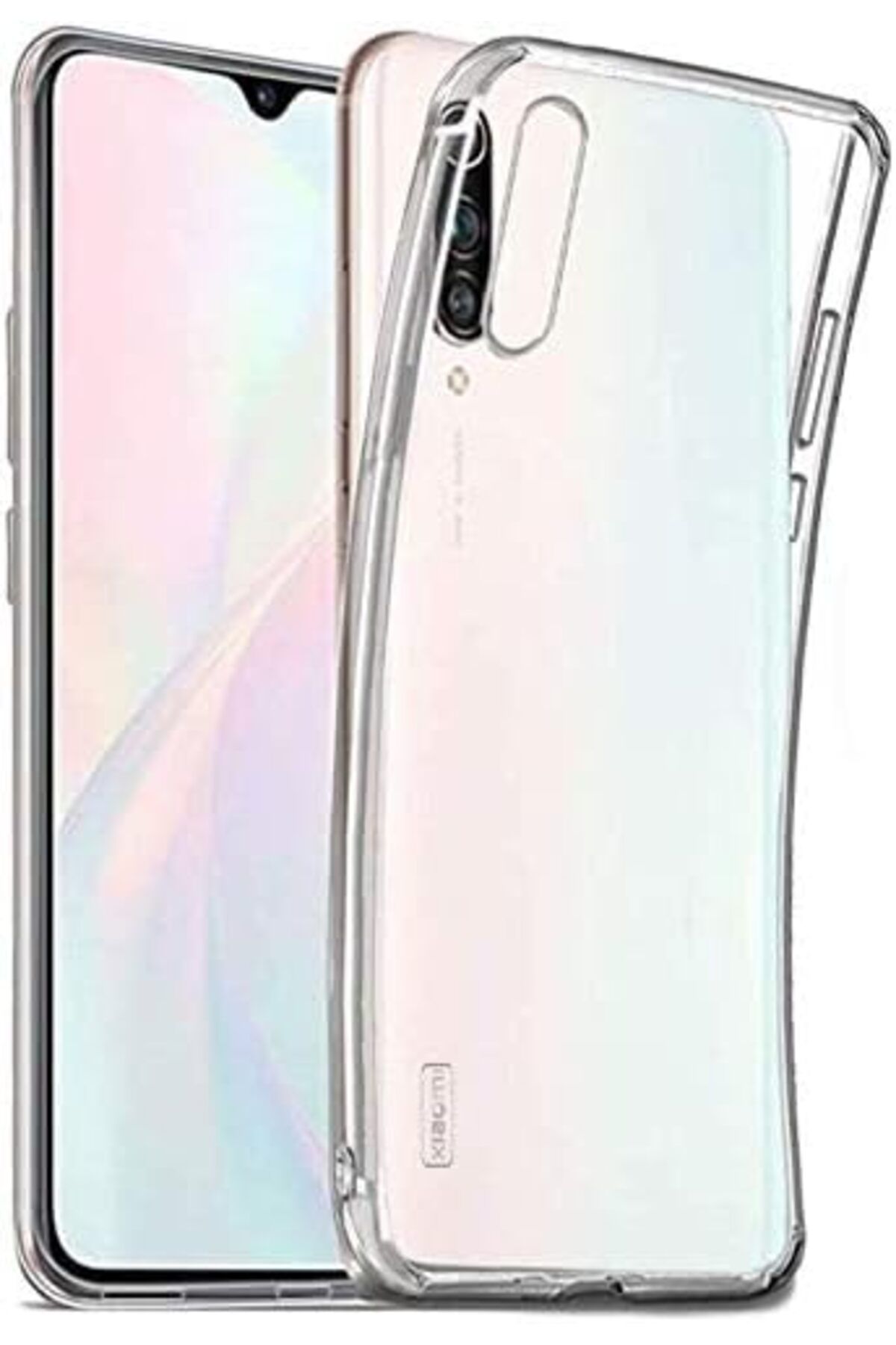 STOREMAX nffashopm - Paket 3 x şeffaf silikon kılıf TPU Xiaomi MI 9 Lite - Mi9 Lite - XIAOMI CC9 için, ce