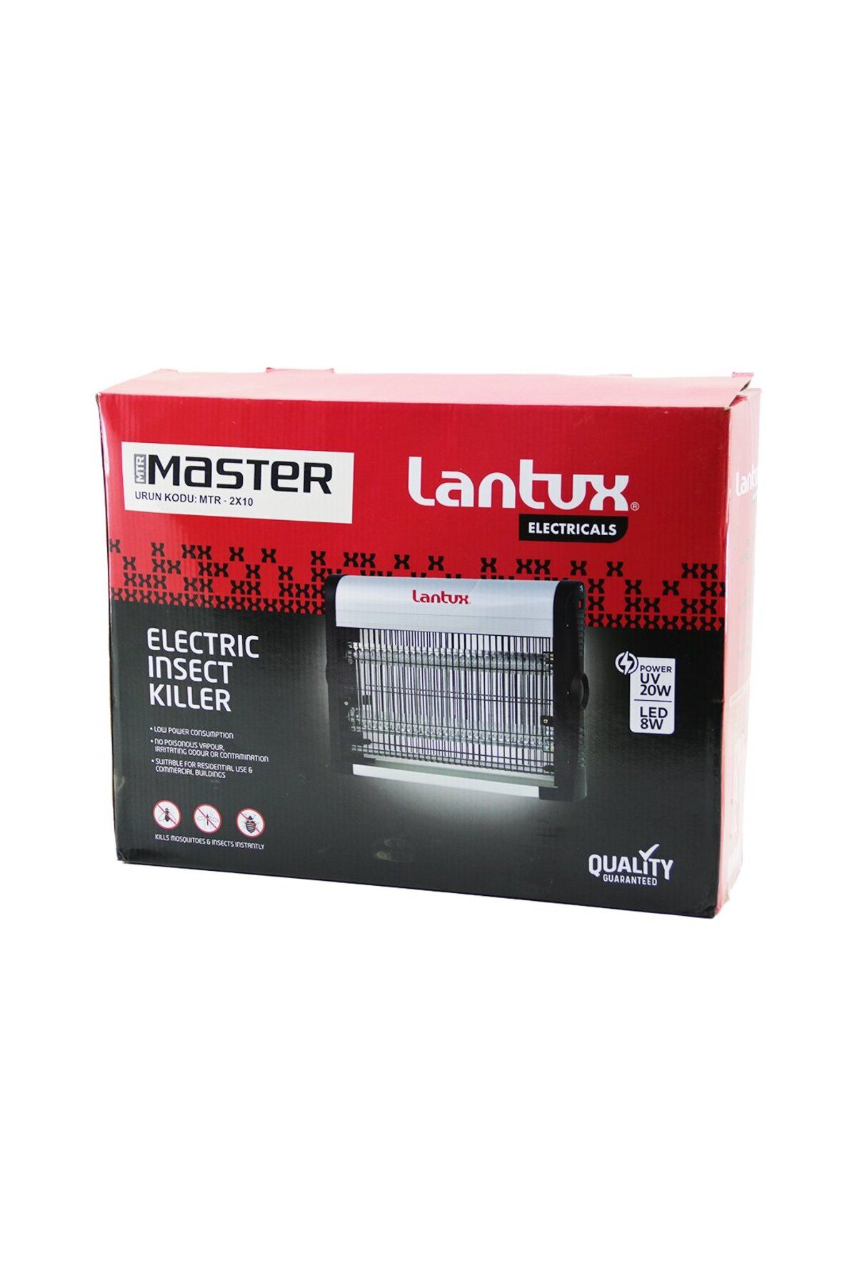 MCreative MTR-2X10 LXIK-210 POWER UV - 20W SİNEK ÖLDÜRÜCÜ CIZ CİHAZI MAKİNE 2X10W LED 8W - 60M2