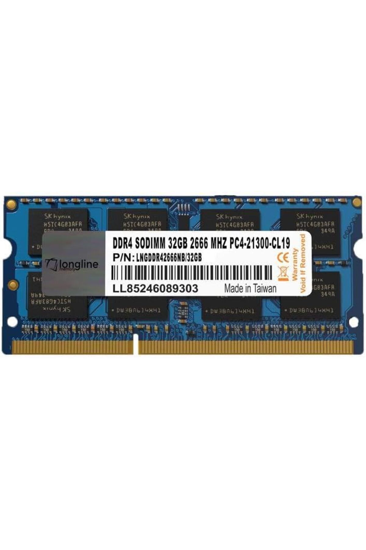 STOREMAX glpzr 32GB DDR4 2666MHz Notebook Bellek CL19 PC4-21300 LNGDDR42666NB/32GB, Siyah trendybuy 1109110