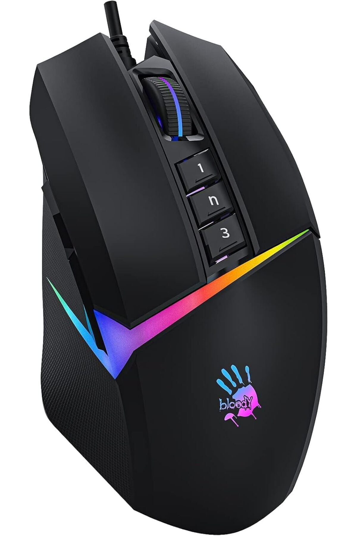 STOREMAX W60 Max S.Black 10K Cpi Optik, RGB, Ultra Core 3&4 Aktif Gaming (Oyuncu) Mouse StarColxlect