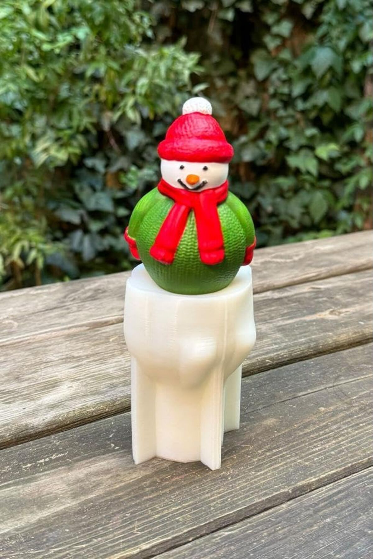 yenibagshop Concept 3D Christmas Kardan Adam Silikon Mum Kalıbı