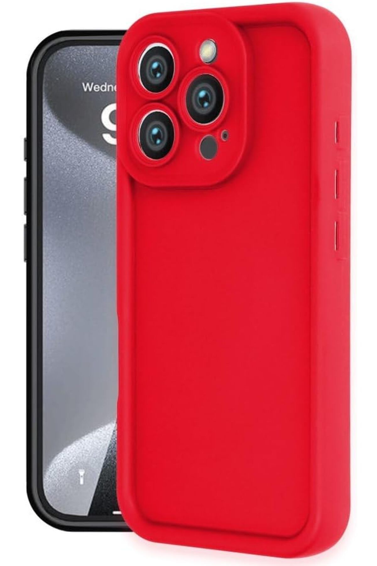 STOREMAX nffashopm GİYİM & AKSESUAR iPhone 16 Pro Max (6.9) inç ile uyumlu Viera Silikon Hafif ve İnce Ya