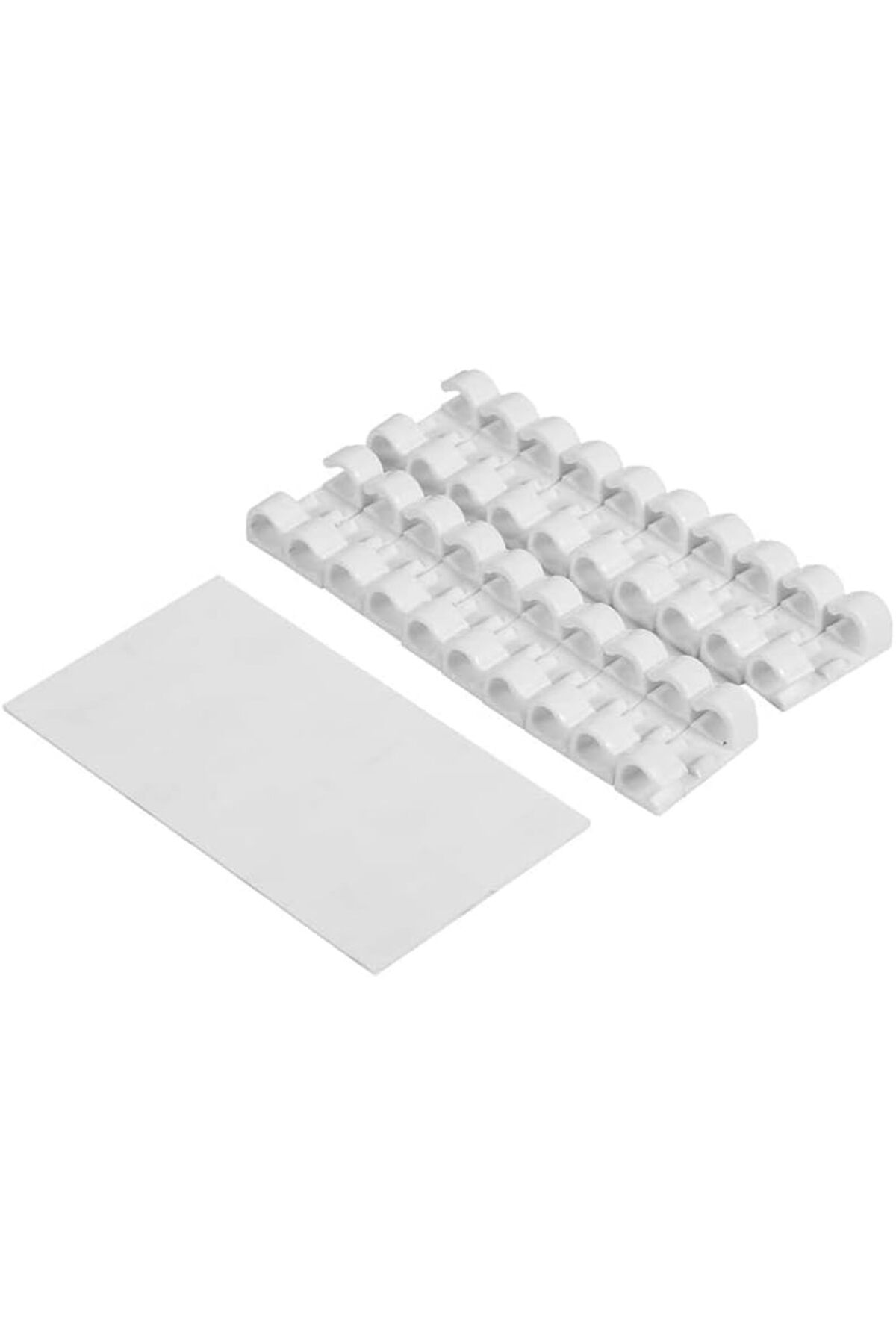 STOREMAX lvnmblya Lua Yapışkanlı 20'li Beyaz Kablo Sabitleyici Düzenleyici Klips, Shop Deesing 224120