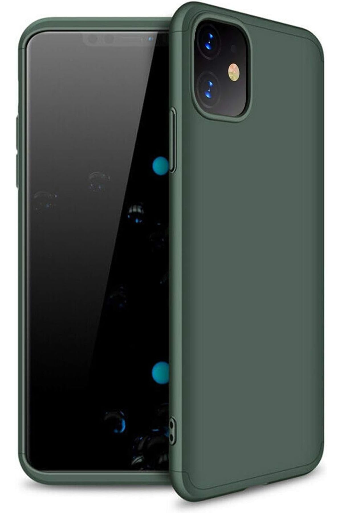 STOREMAX htpshopmx iPhone 11 (6.1'') için Kılıf Double Dip 360 Protective Yeşil [iPhone 11 ile Uyumlu Kı