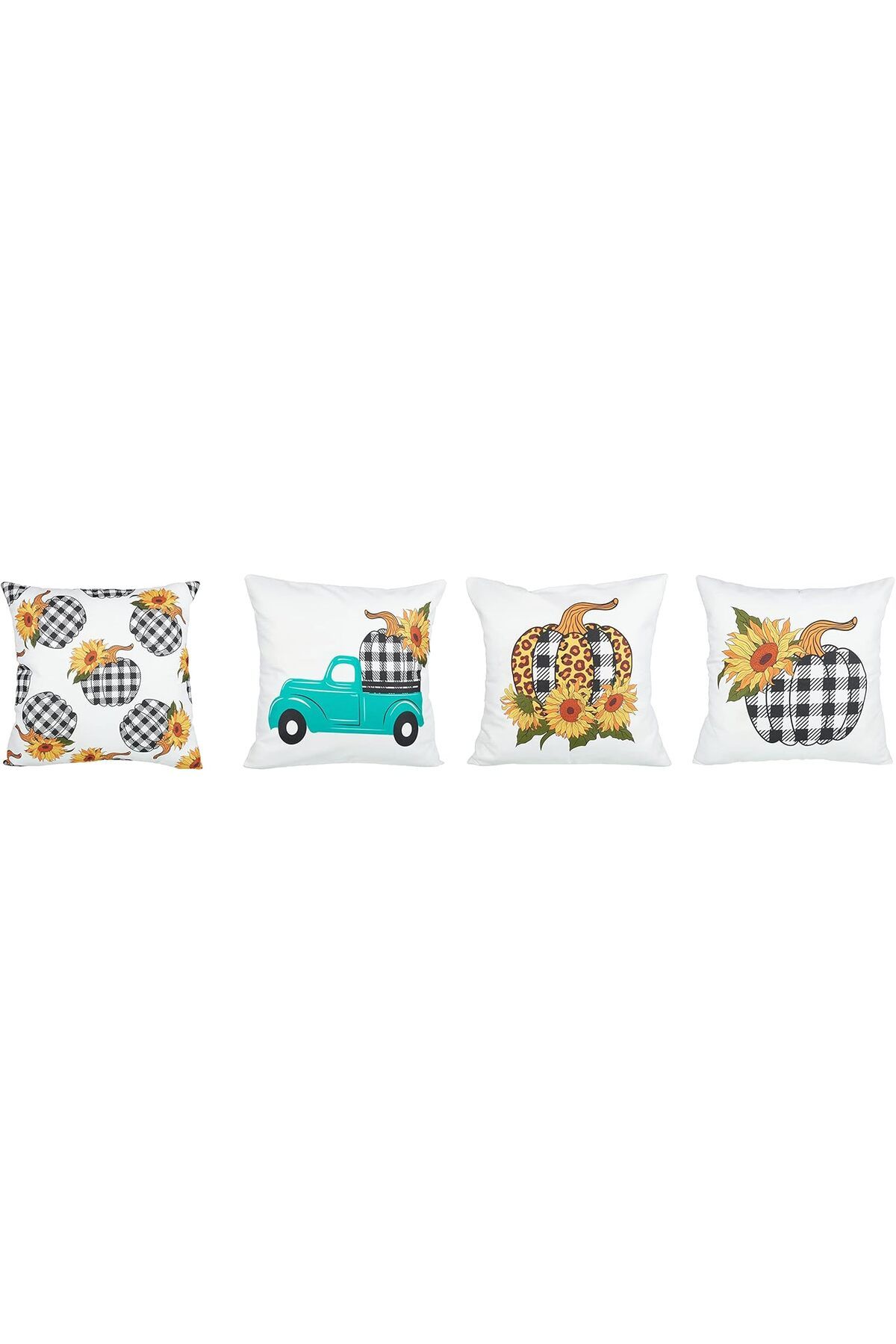 STOREMAX buxystorem Home Dekor Modern Balkabağı Model 4'lü Kırlent Kılıf Set 42 bkset42 trendymx 999662