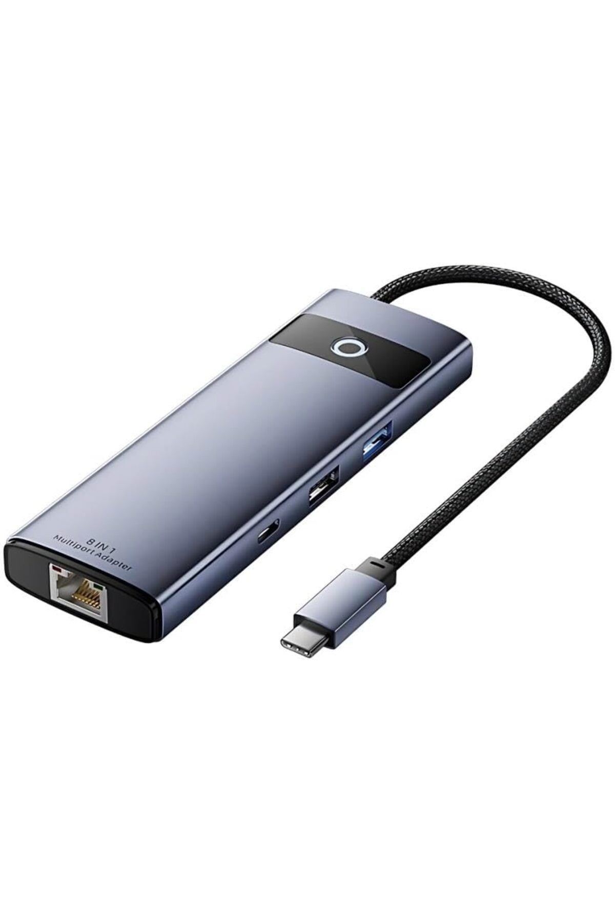 STOREMAX srhtDS Jasoz Multiport PD 100W 8in1 Type-C to Dönüştürücü Hub Type-C to Rj45 HDMI4K@30Hz USB3.