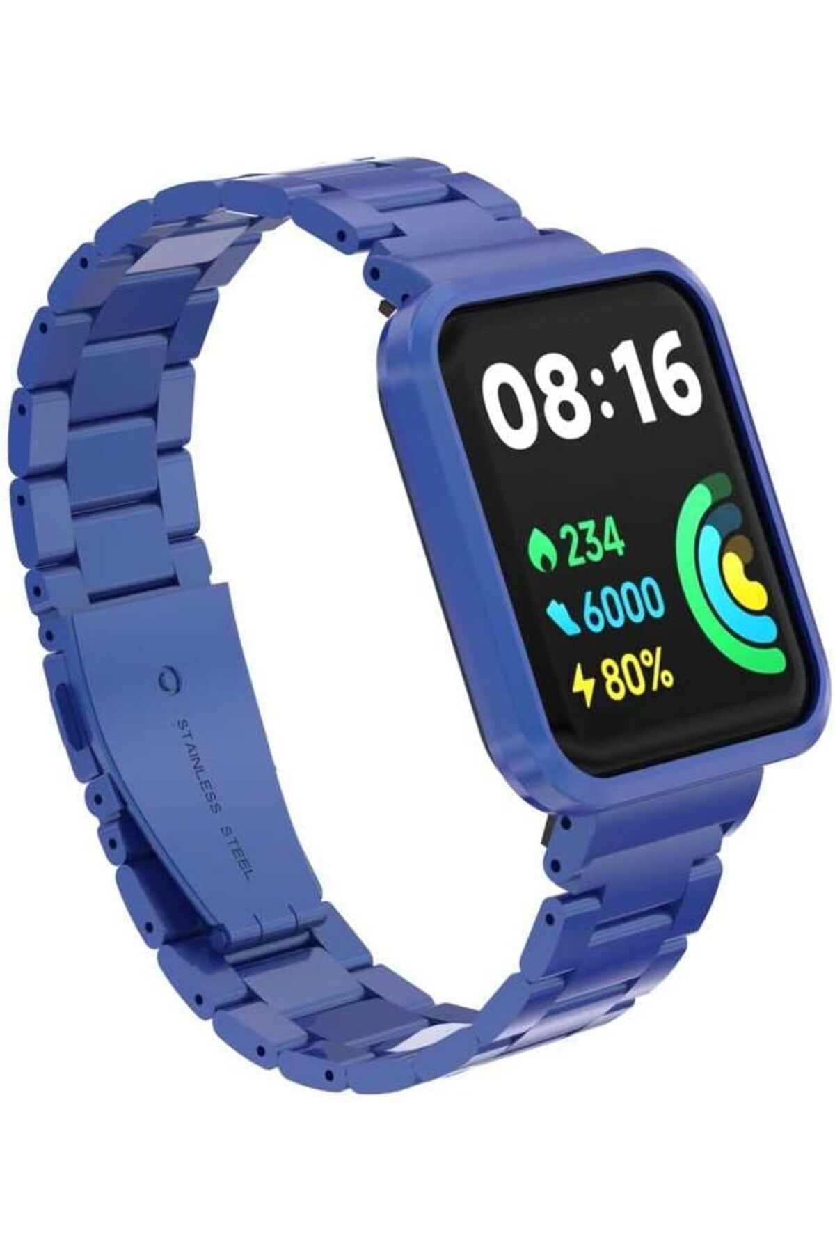 STOREMAX nslmshop Xiaomi İle Uyumlu Redmi Watch 2 Lite KRD-60 Metal Kordon Lacivert Life Store 1037065