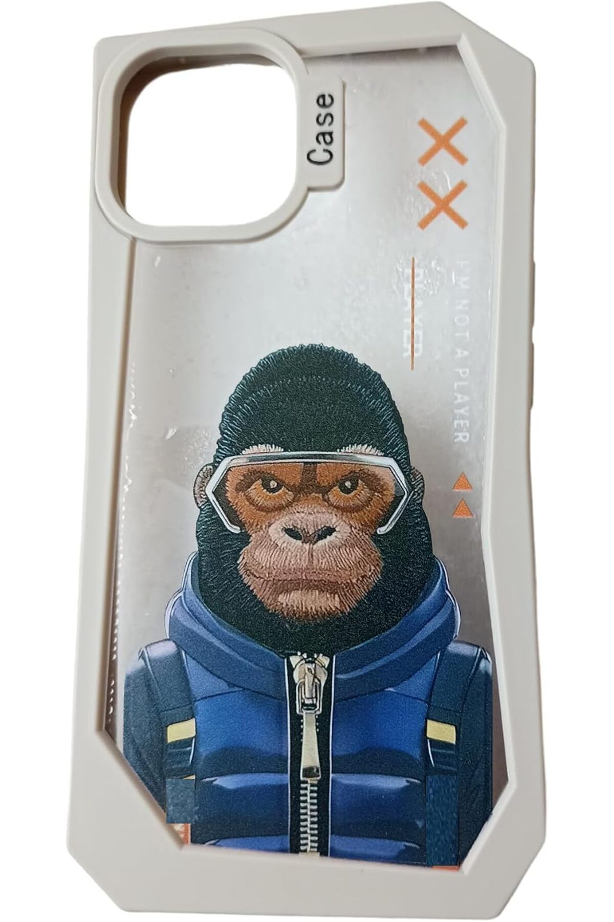 STOREMAX nffashopm iphone 13 iphone 14 ile Uyumlu Animasyonlu IPHONE 13-14 Arkası şeffaf Kılıf Yeni Tarz